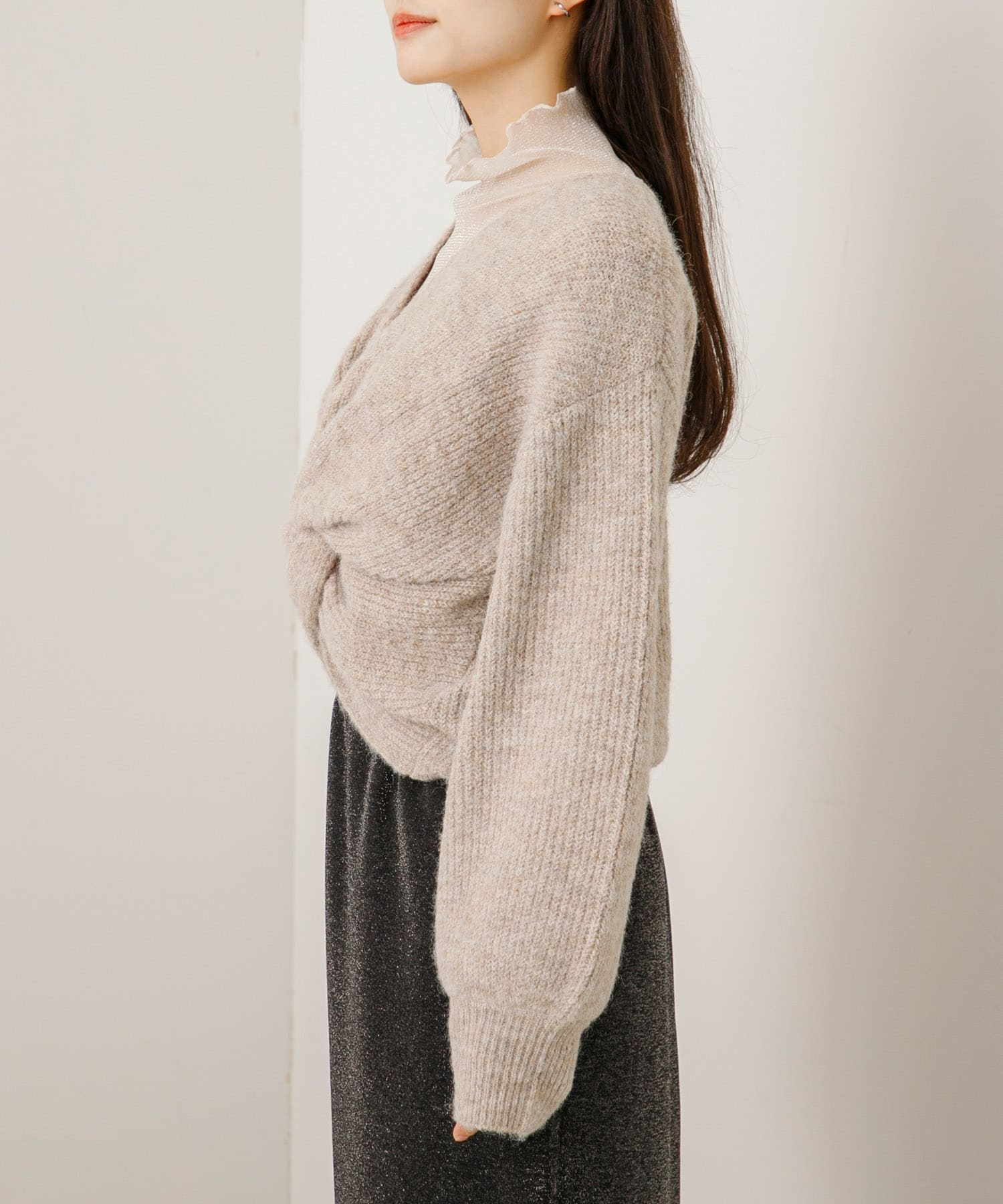 身長：155cm サイズ：one