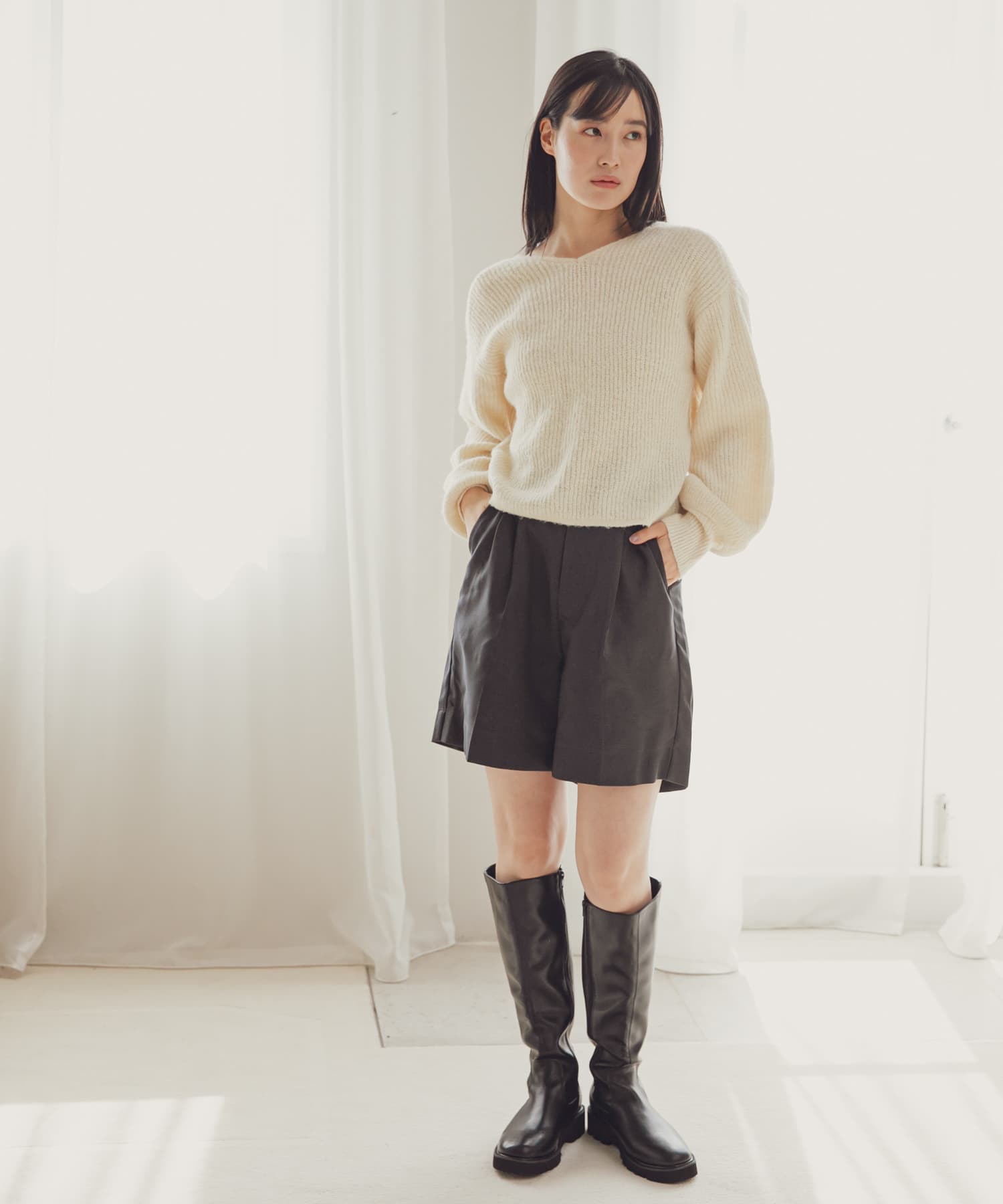身長：166cm サイズ：one