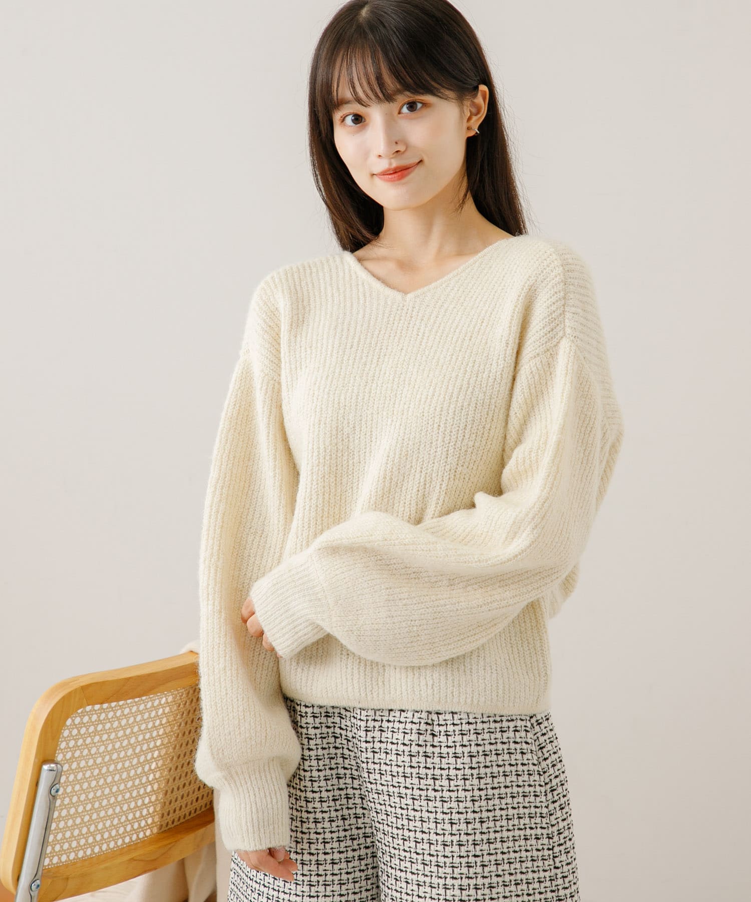 身長：155cm サイズ：one