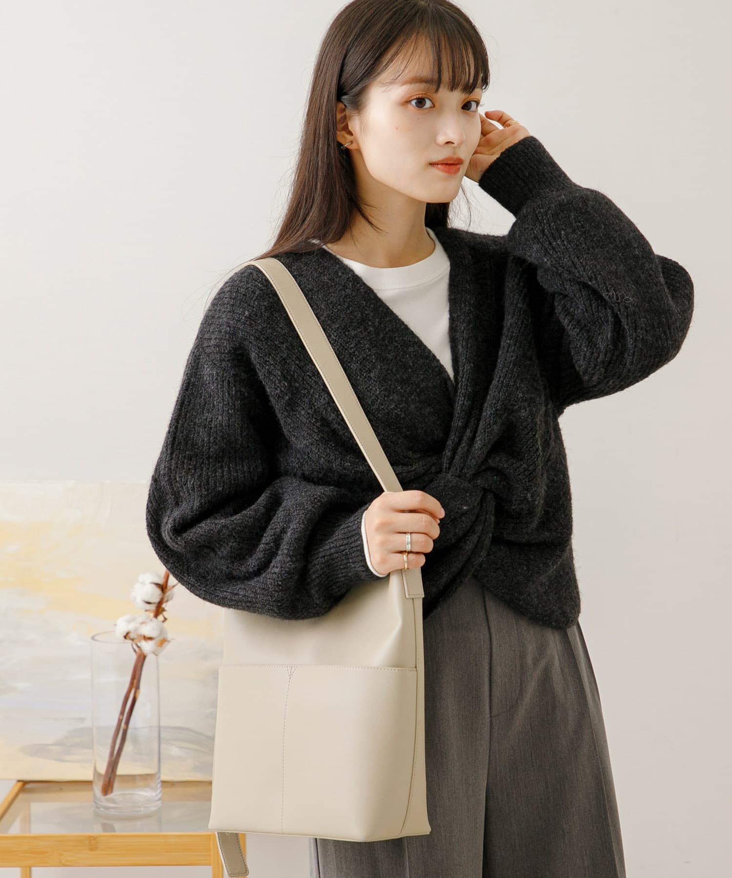 身長：155cm サイズ：one