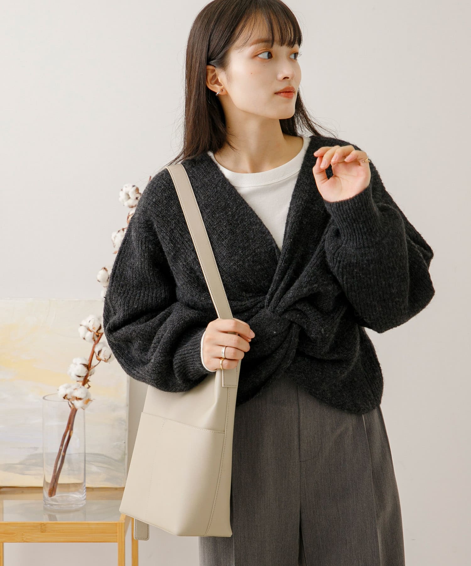 身長：155cm サイズ：one