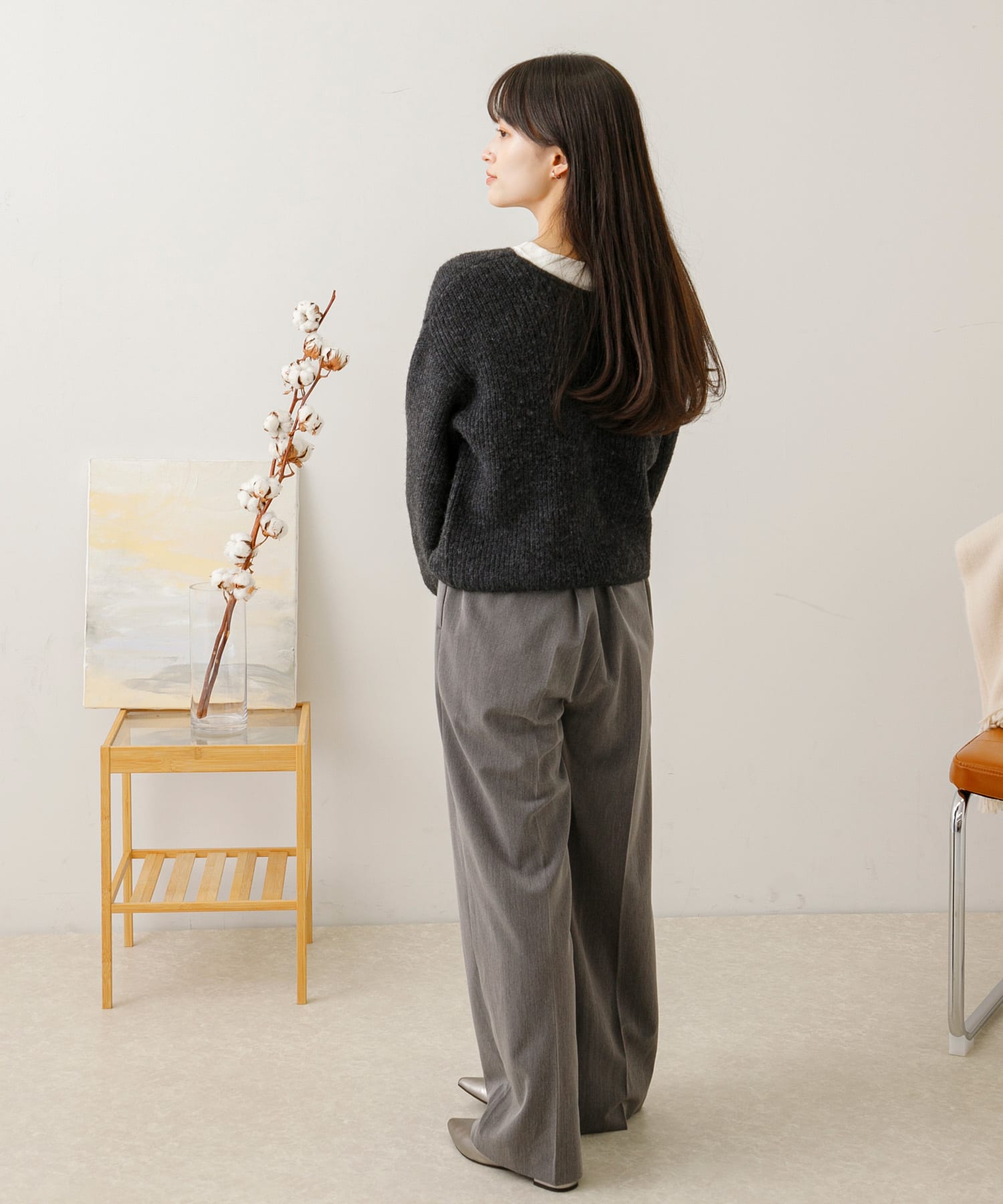 身長：155cm サイズ：one