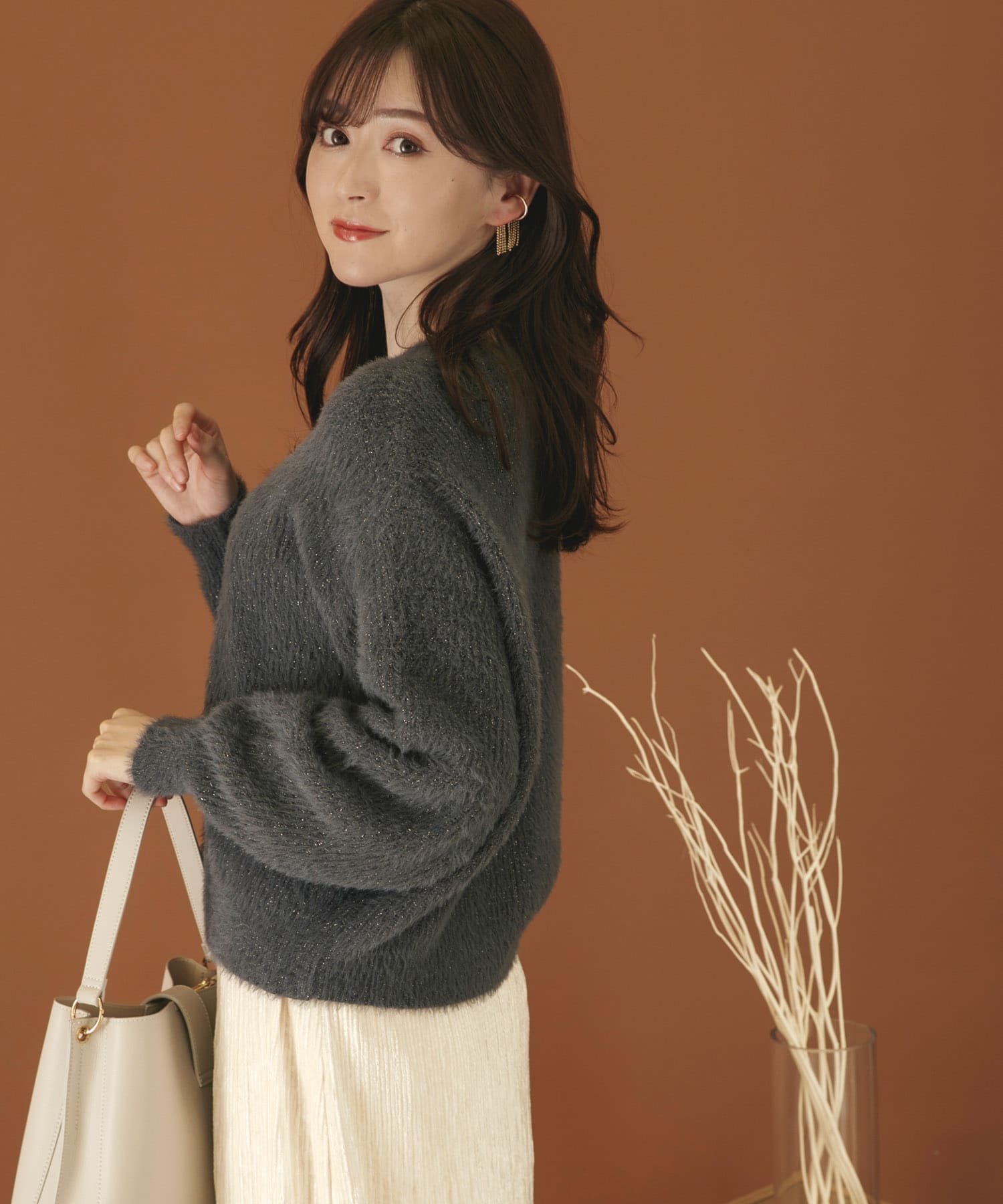 身長：160cm サイズ：one