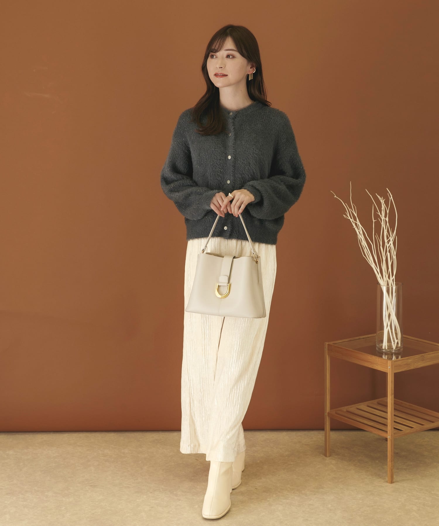 身長：160cm サイズ：one