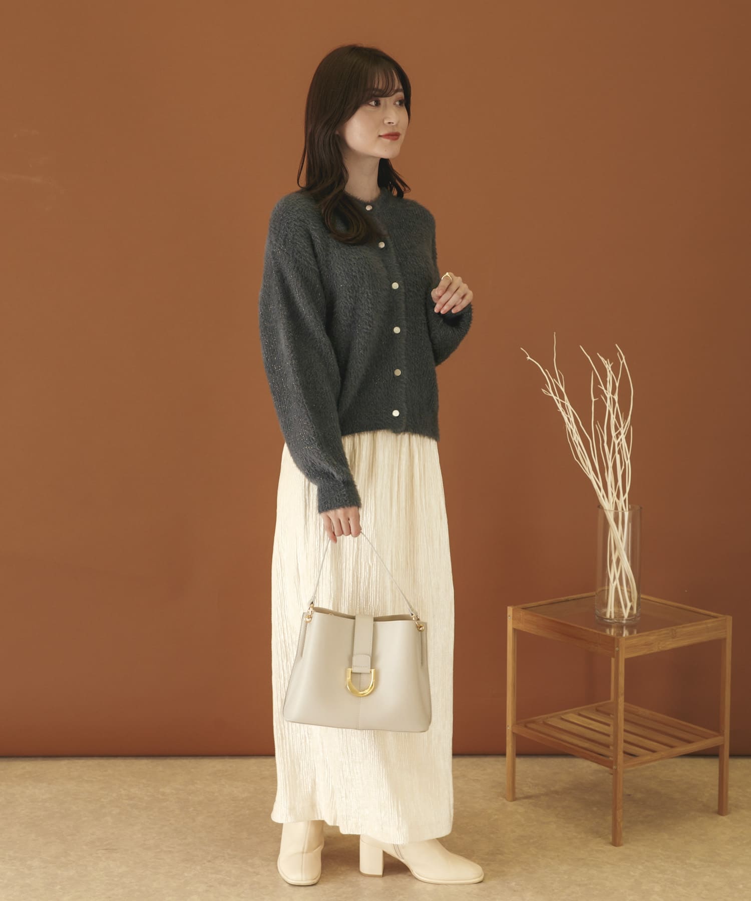 身長：160cm サイズ：one