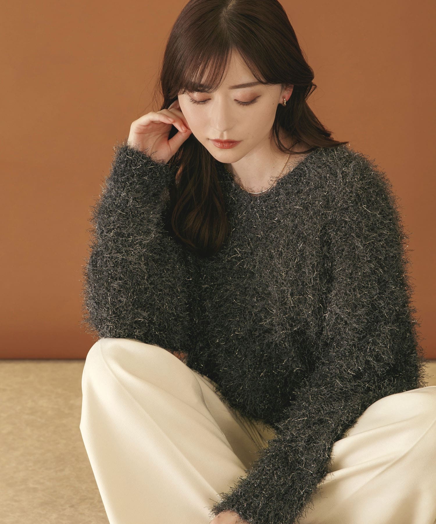 身長：160cm サイズ：one