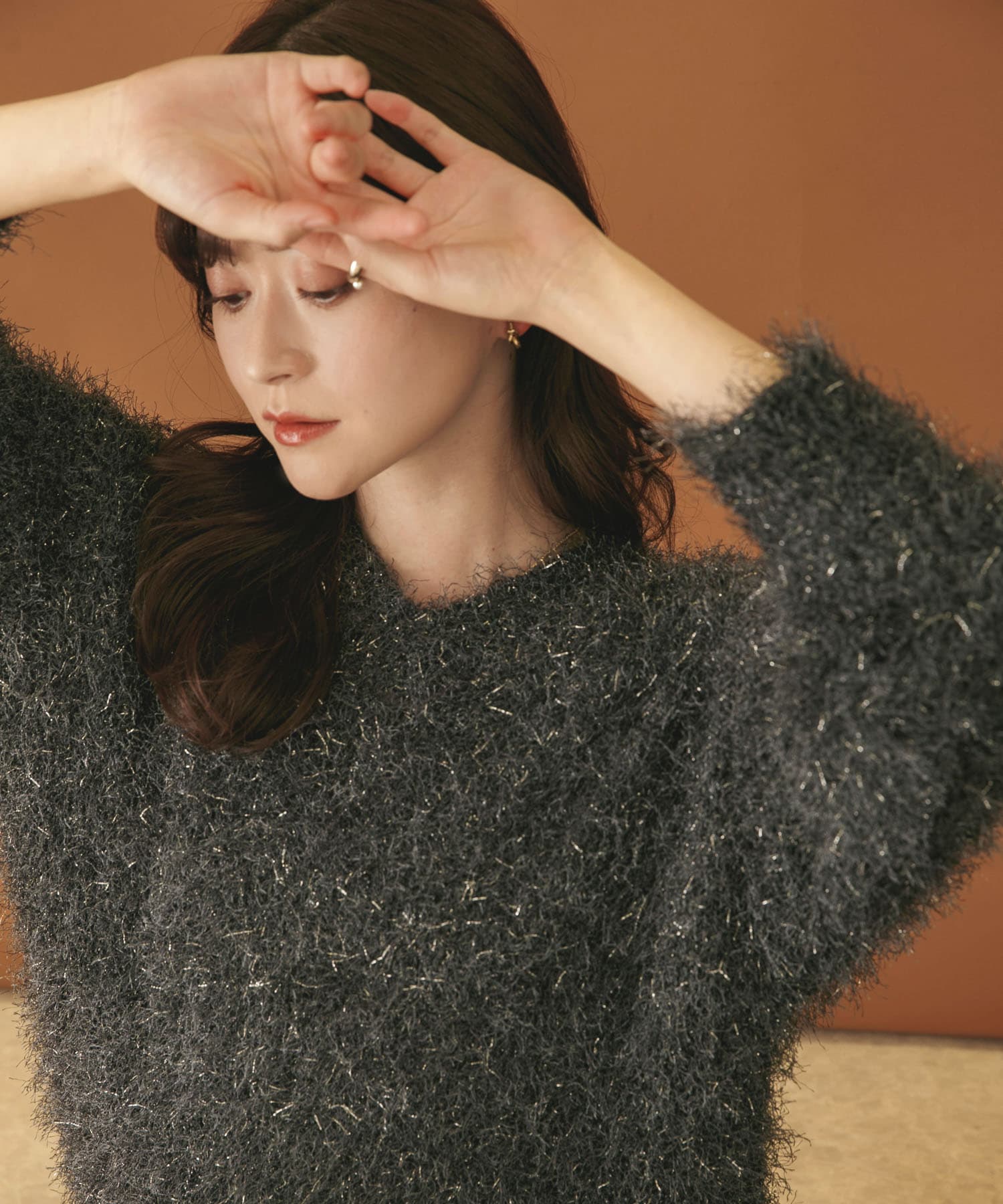 身長：160cm サイズ：one