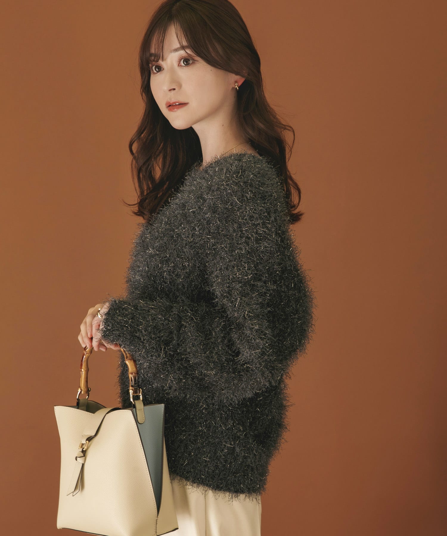 身長：160cm サイズ：one