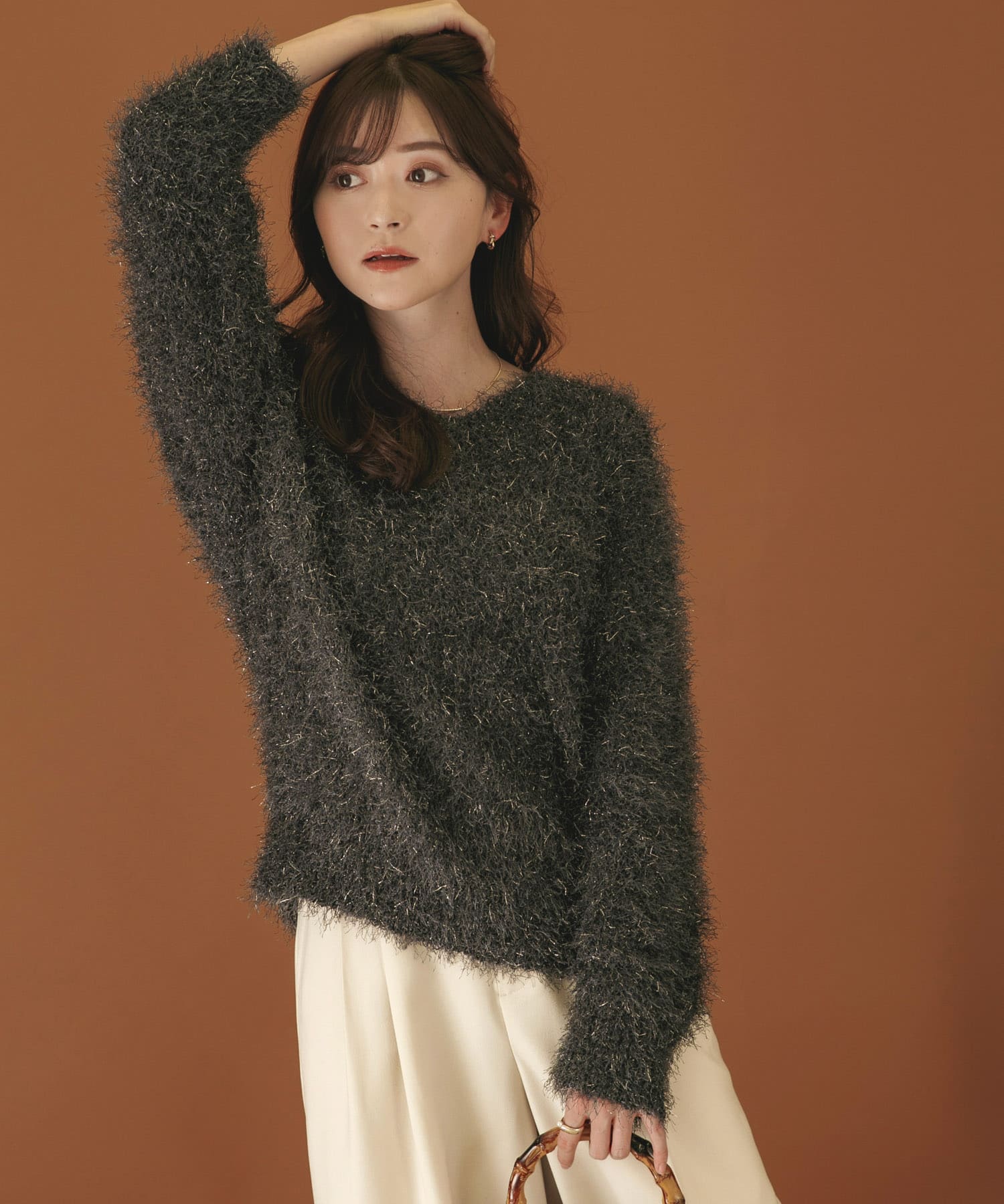 身長：160cm サイズ：one