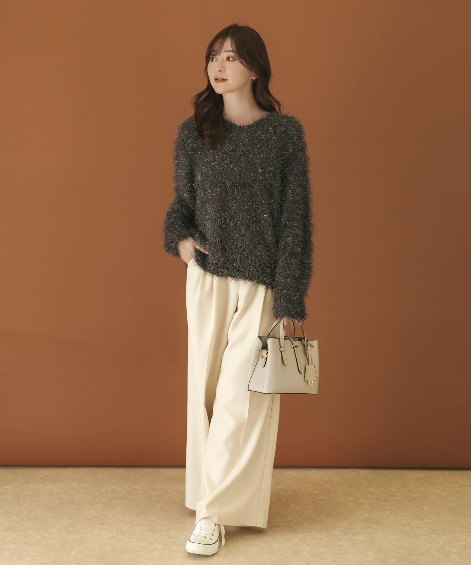 身長：160cm サイズ：one