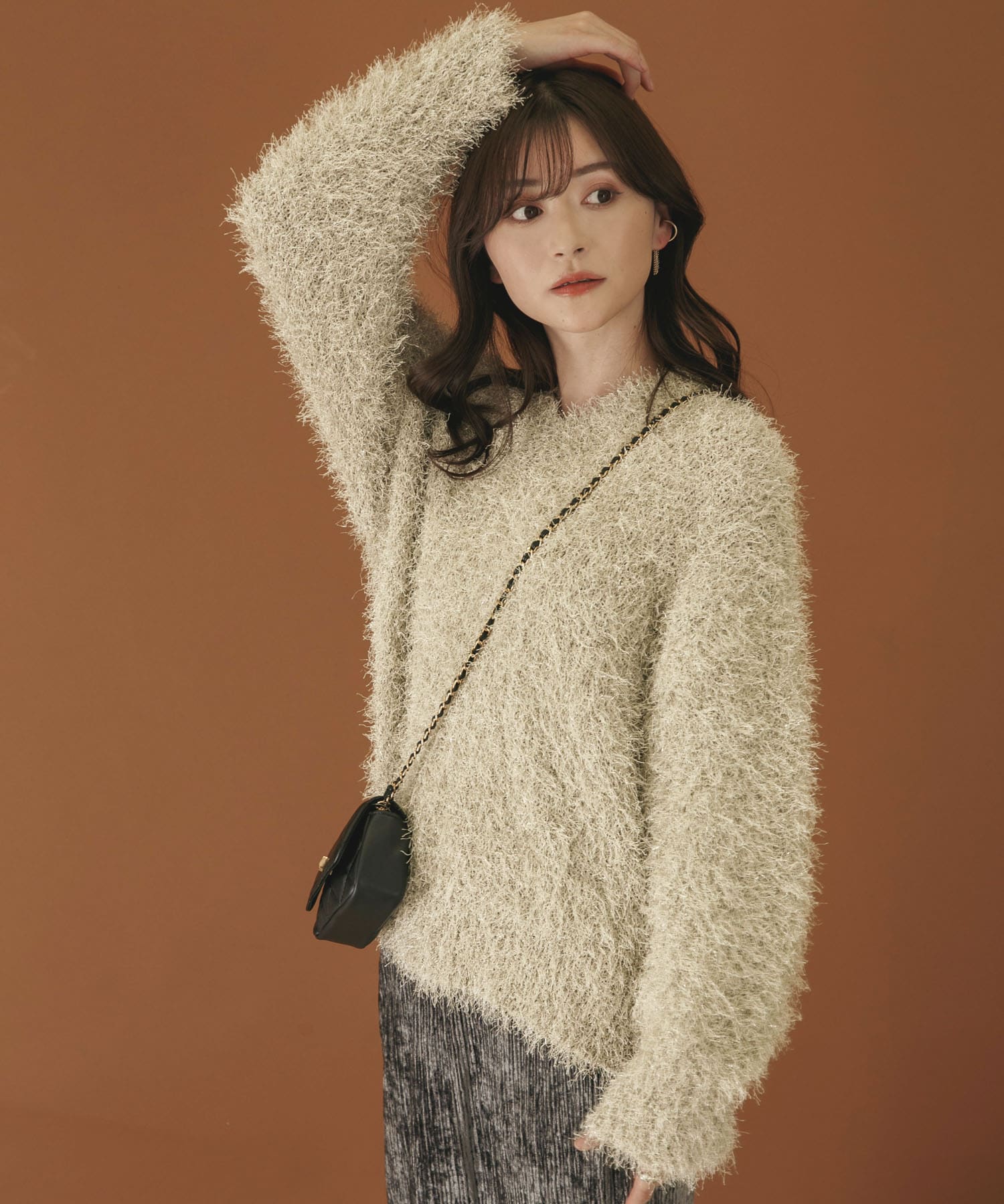 身長：160cm サイズ：one