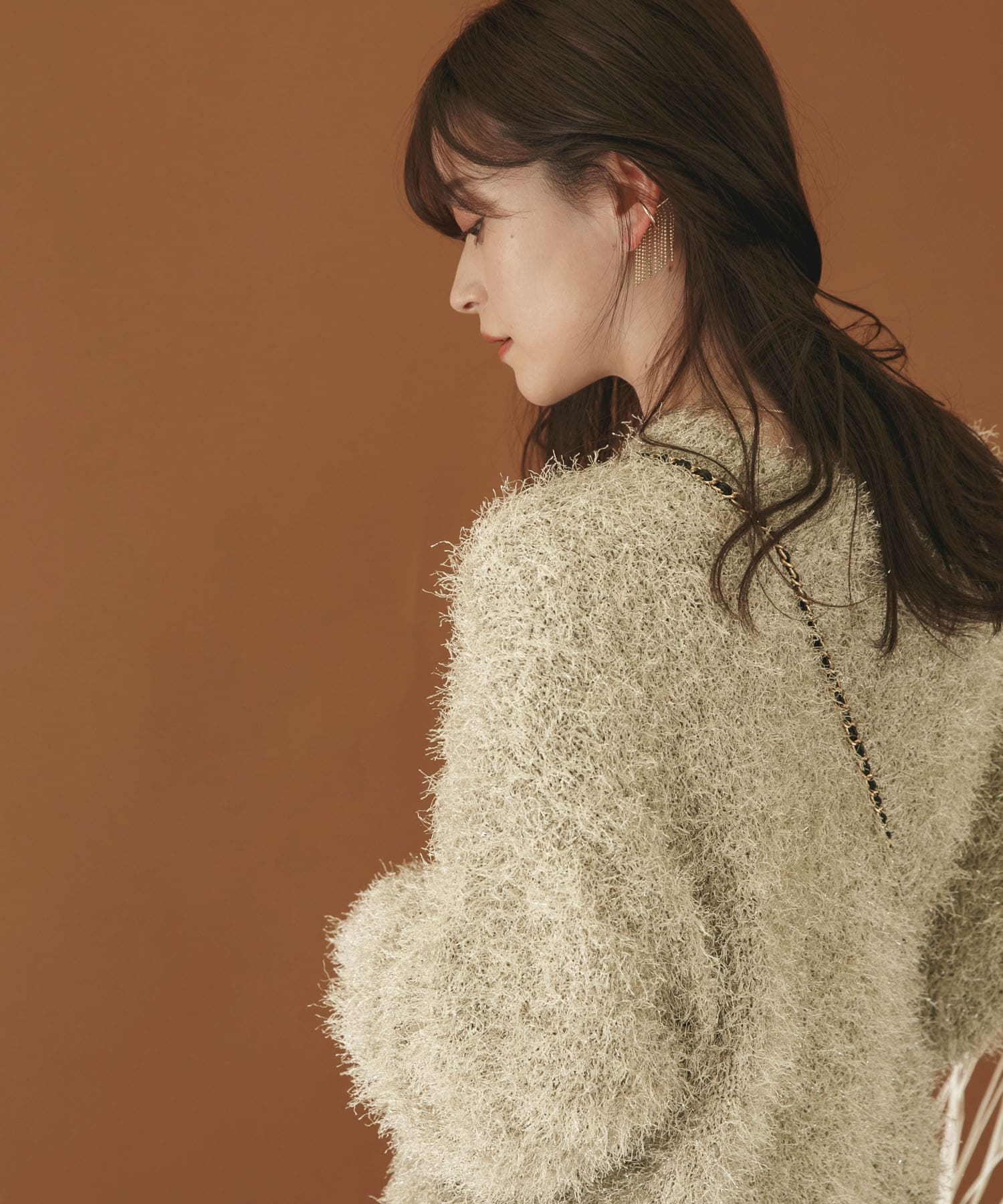 身長：160cm サイズ：one