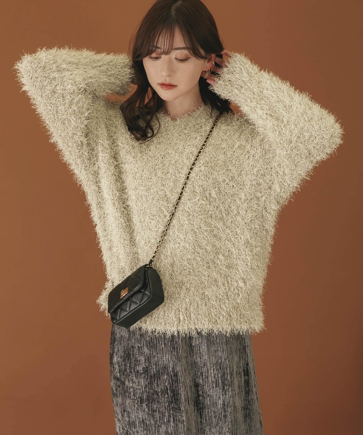 身長：160cm サイズ：one