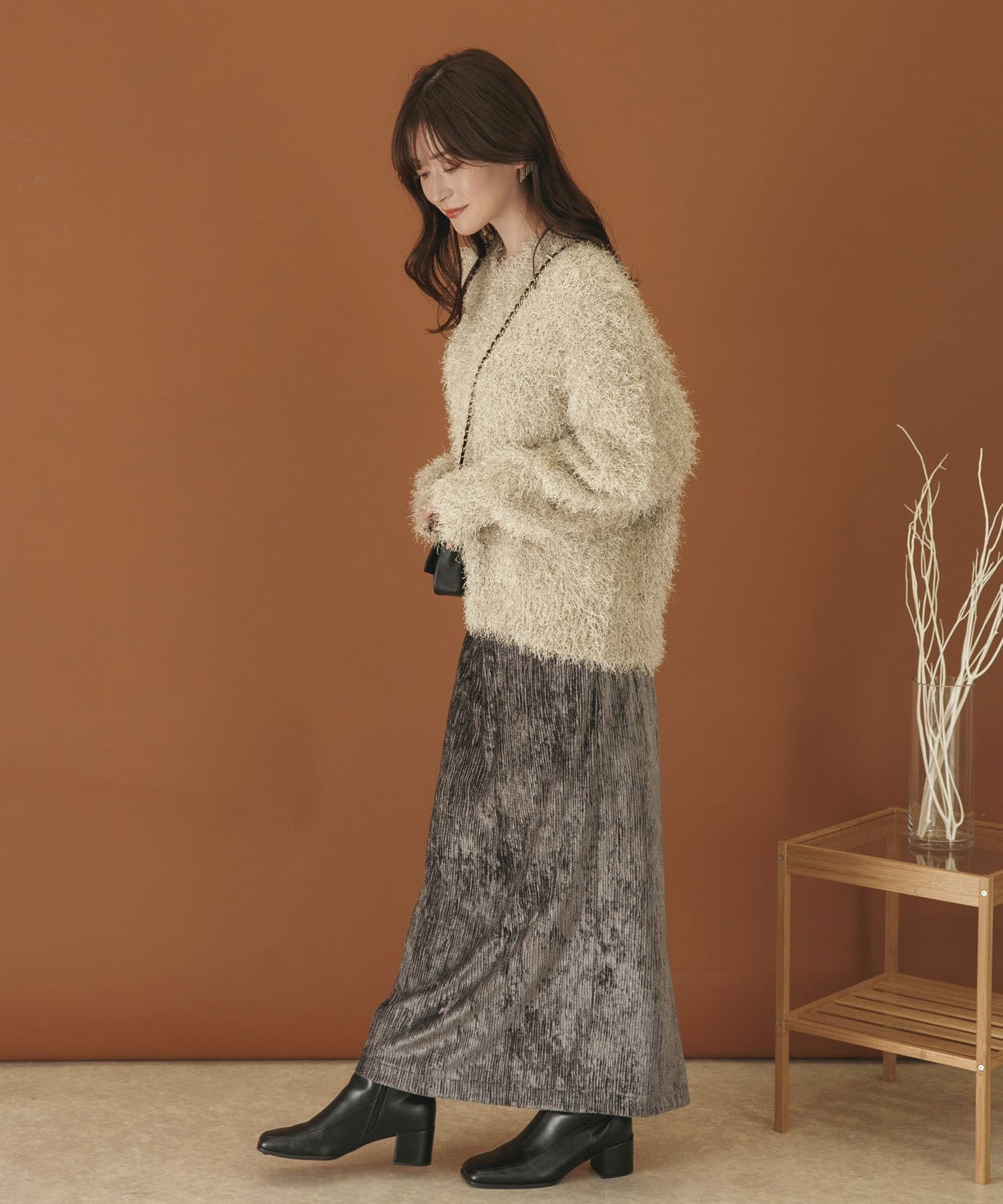 身長：160cm サイズ：one