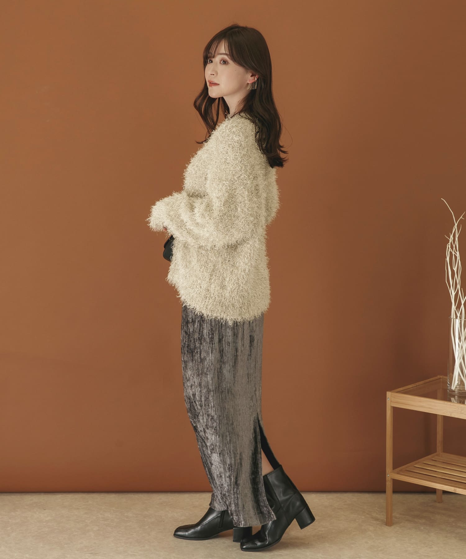 身長：160cm サイズ：one