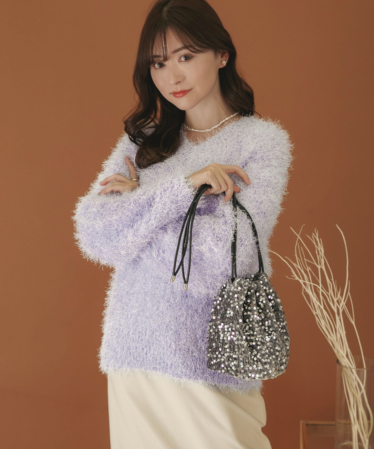 身長：160cm サイズ：one