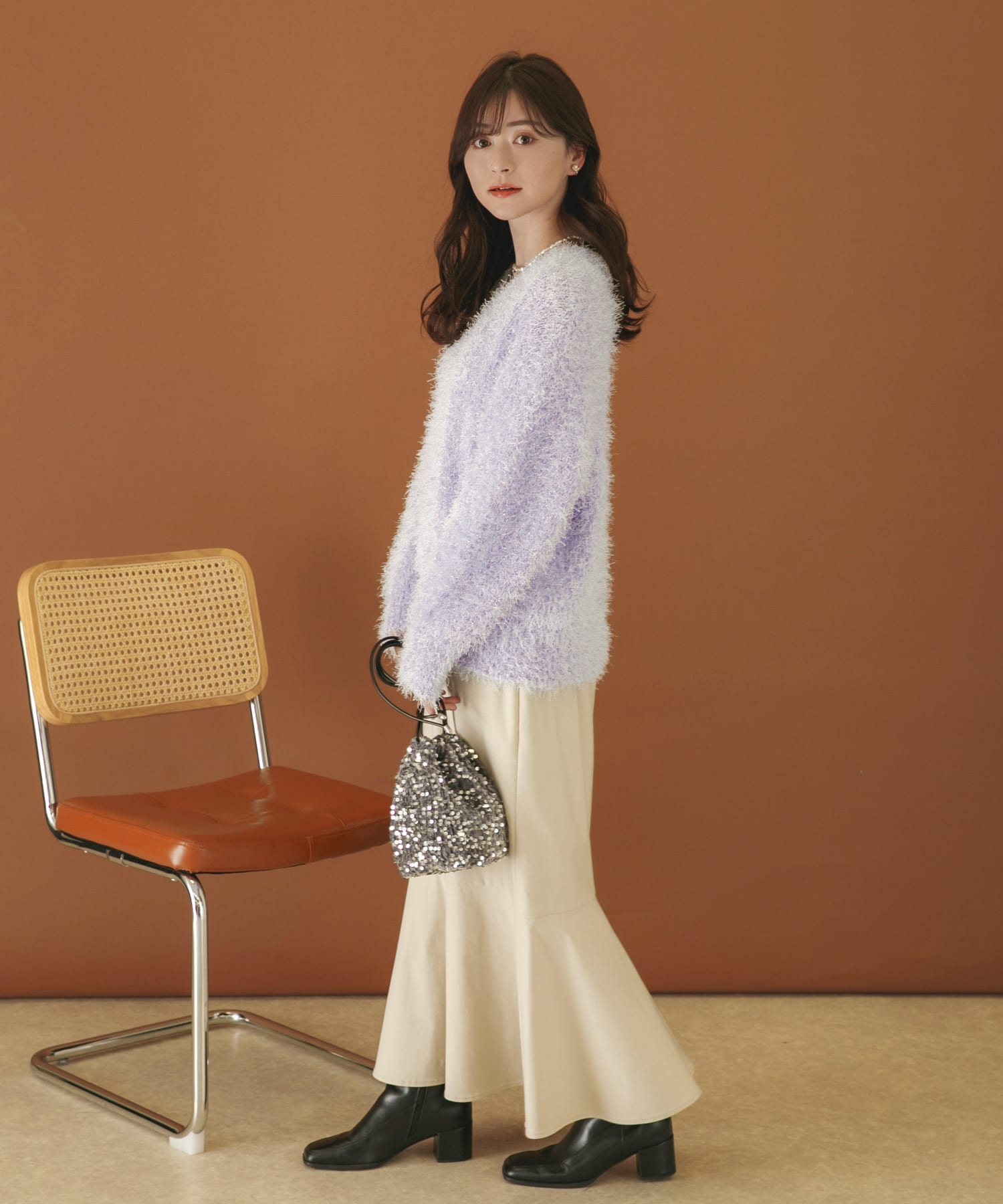 身長：160cm サイズ：one