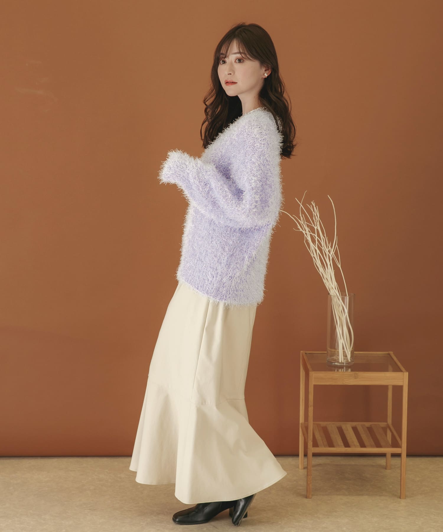 身長：160cm サイズ：one