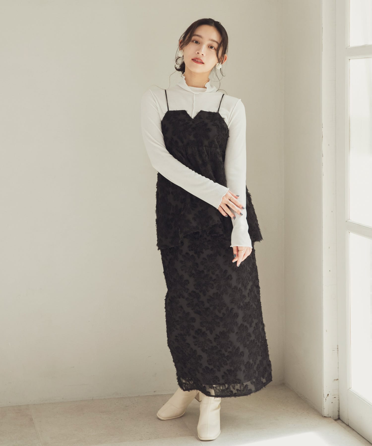 身長：162cm サイズ：one