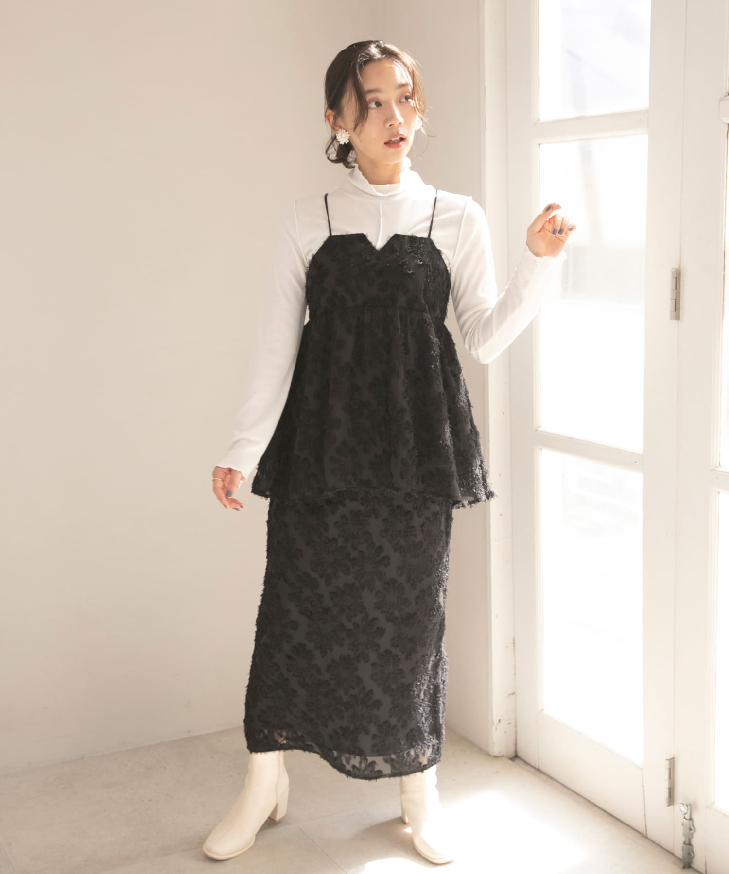 身長：162cm サイズ：one