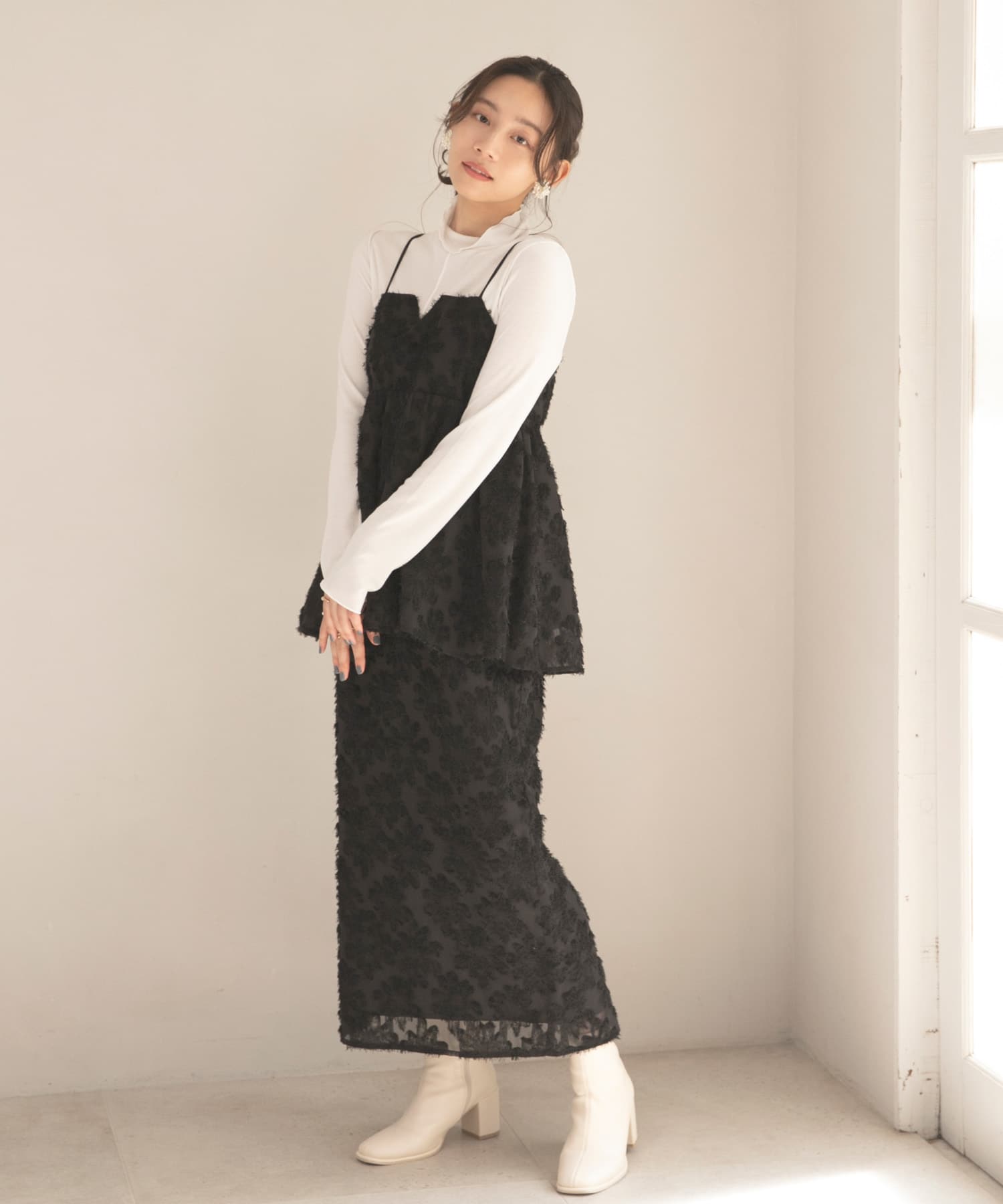 身長：162cm サイズ：one