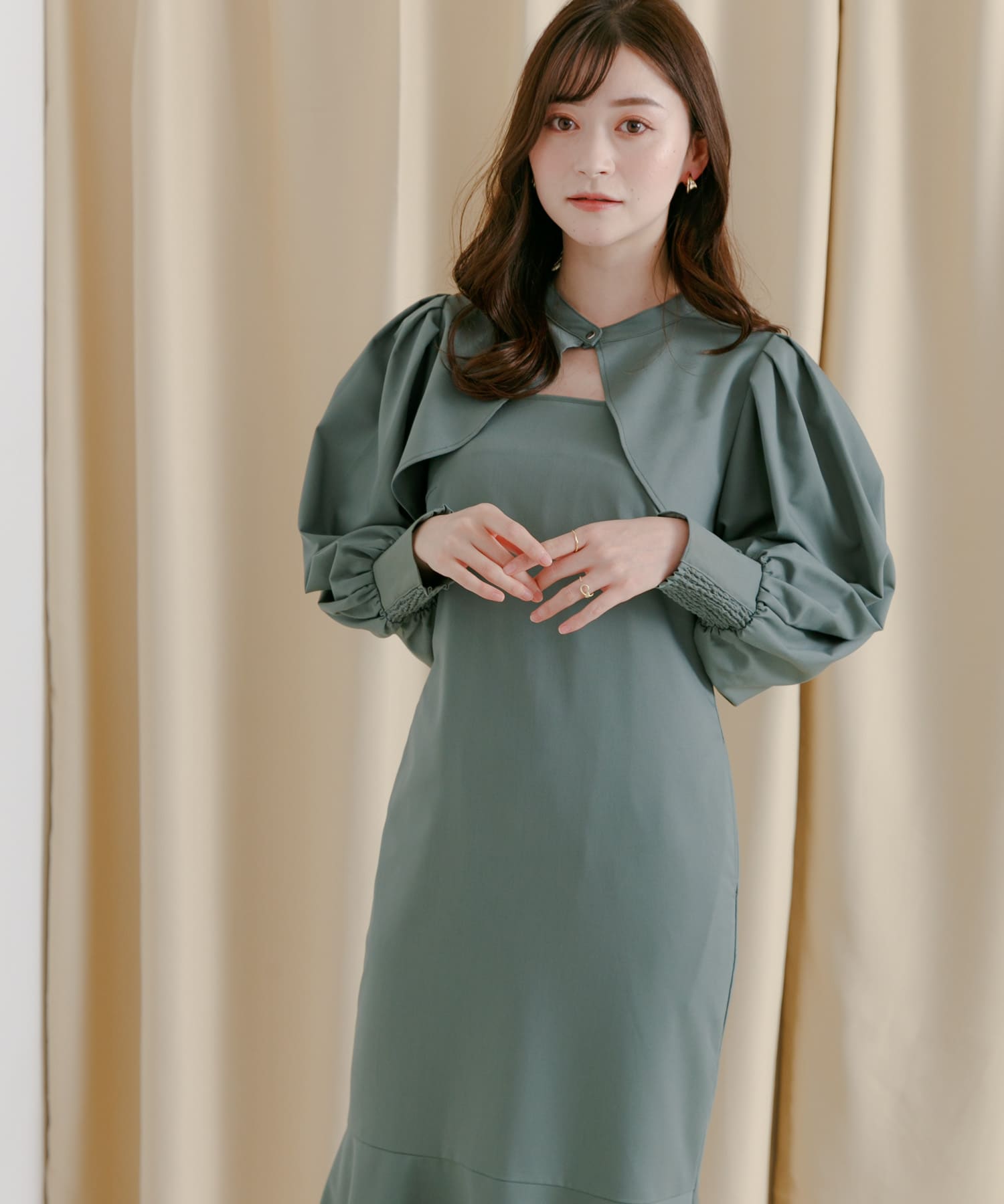 身長：160cm サイズ：one