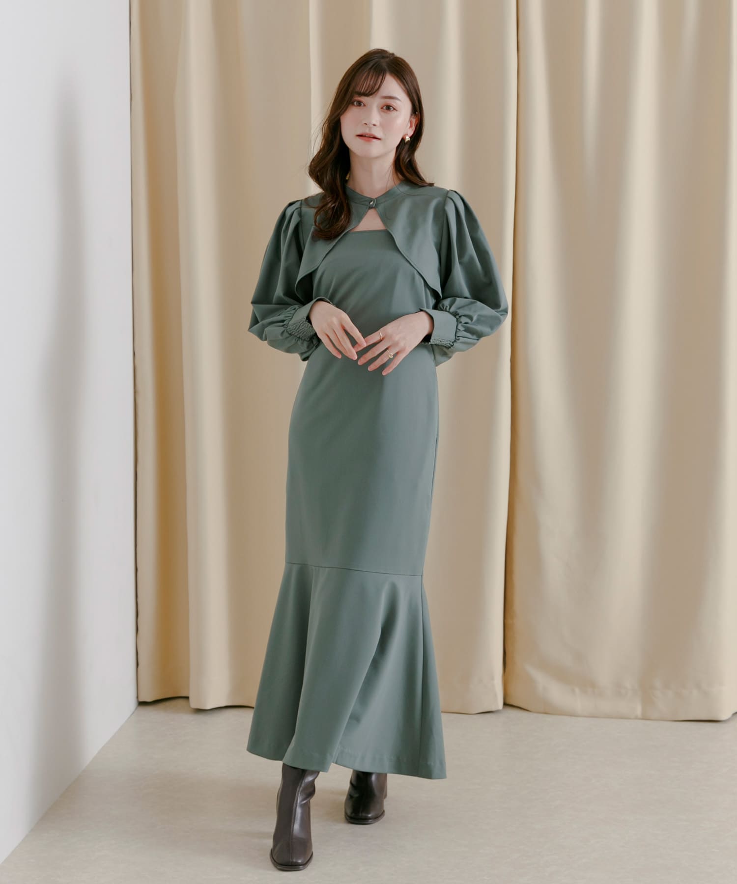 身長：160cm サイズ：one