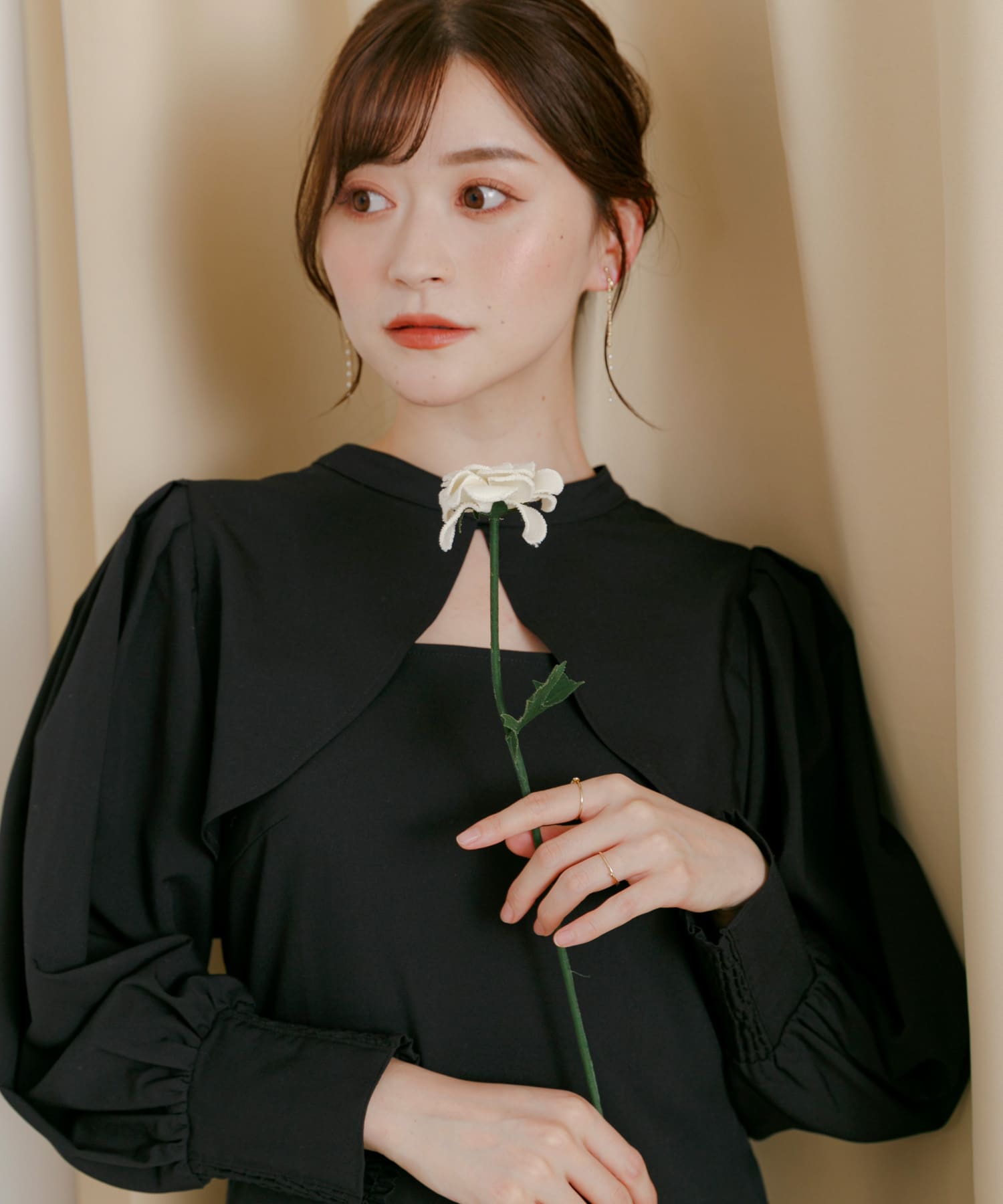 身長：160cm サイズ：one