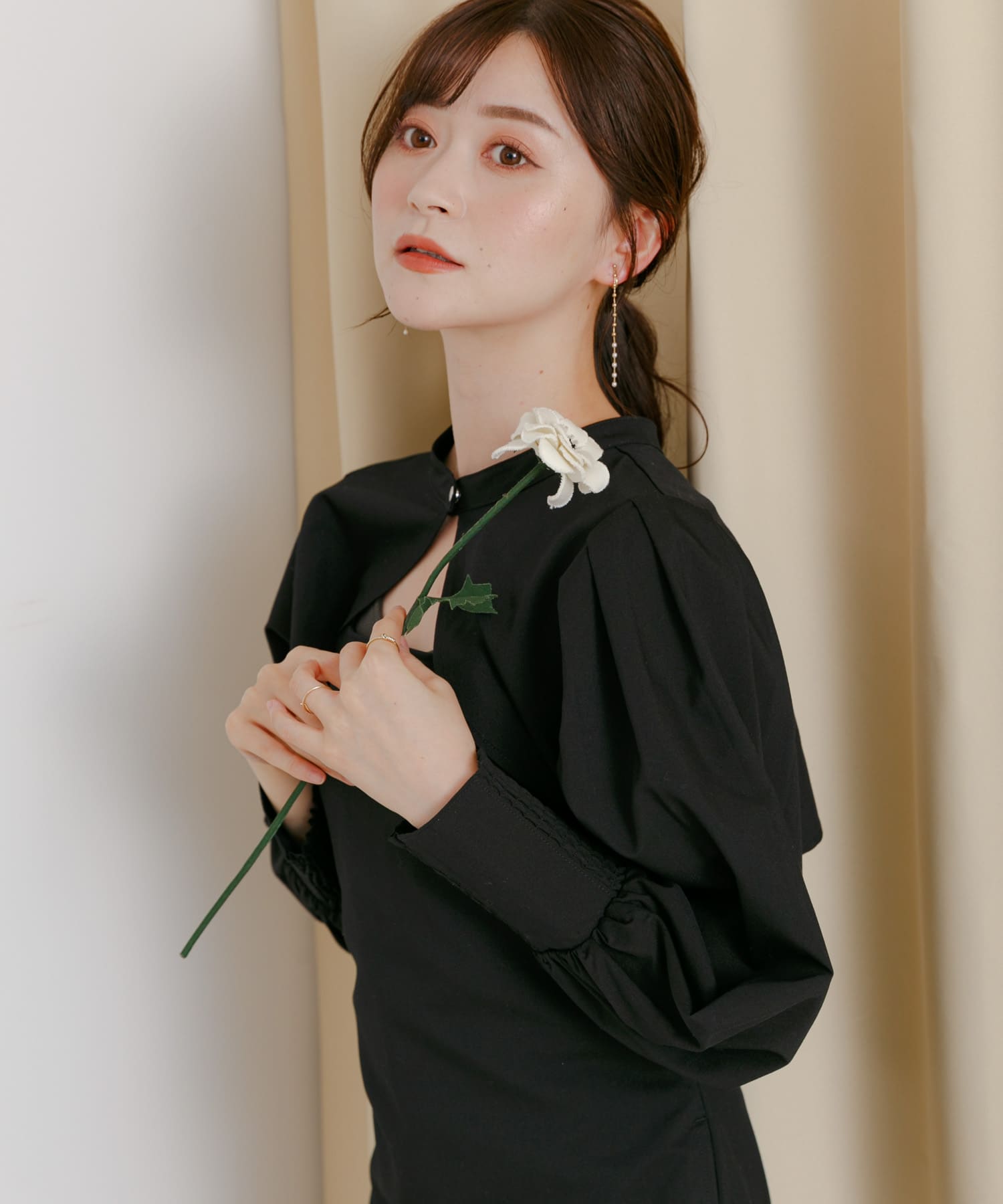 身長：160cm サイズ：one