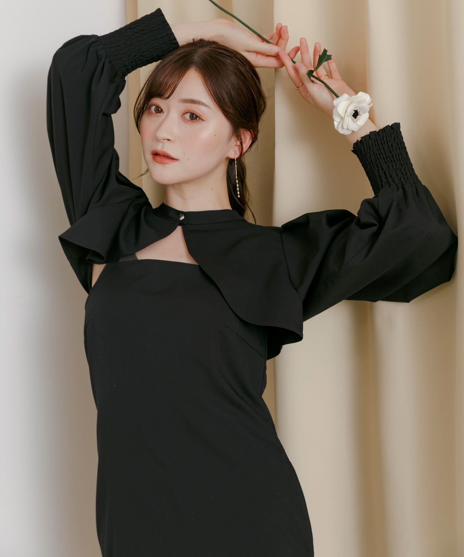 身長：160cm サイズ：one