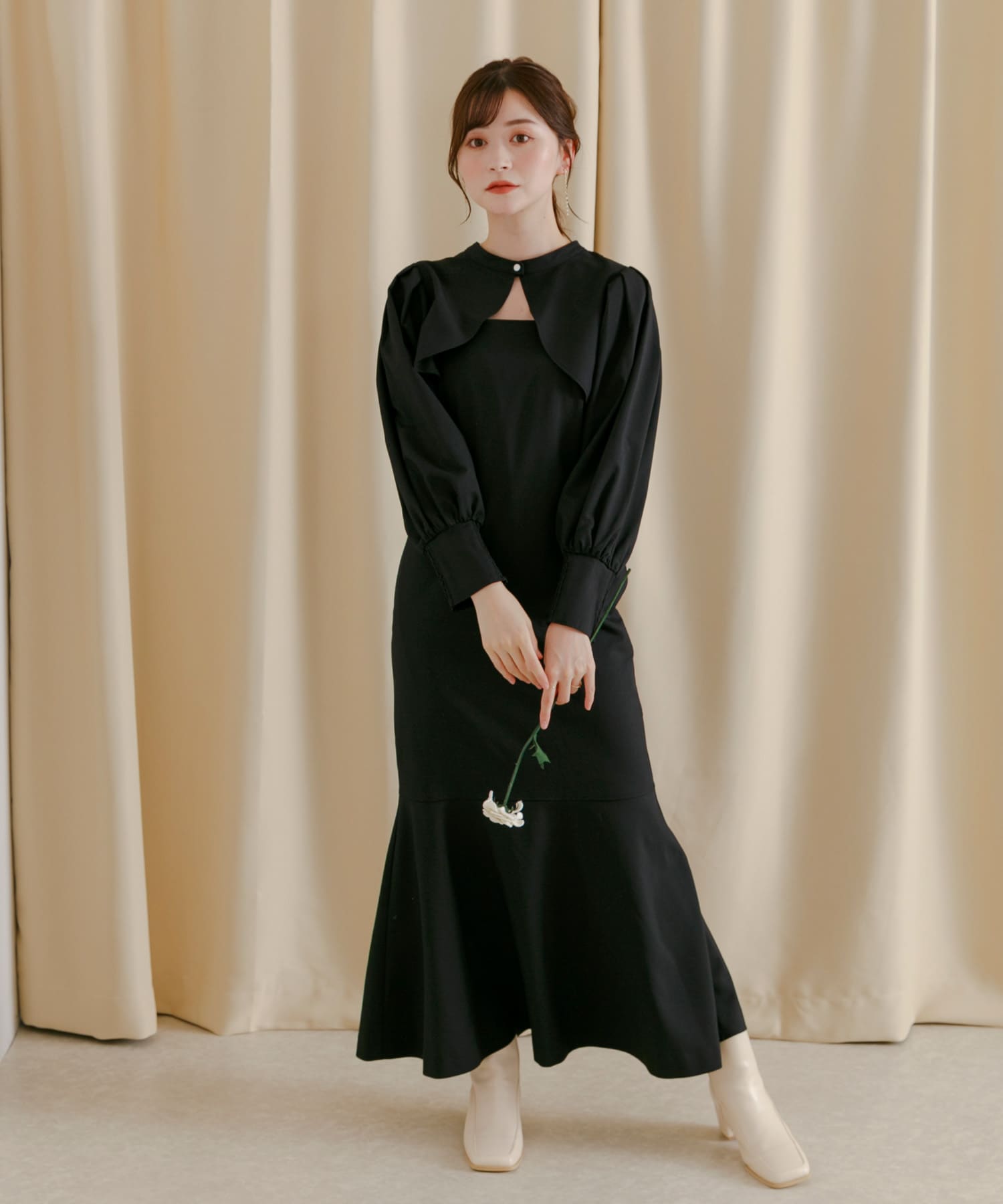 身長：160cm サイズ：one