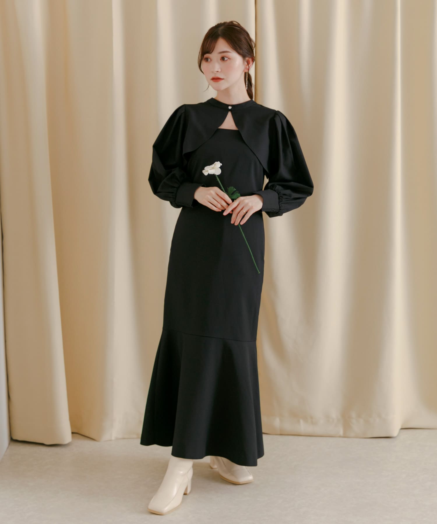 身長：160cm サイズ：one