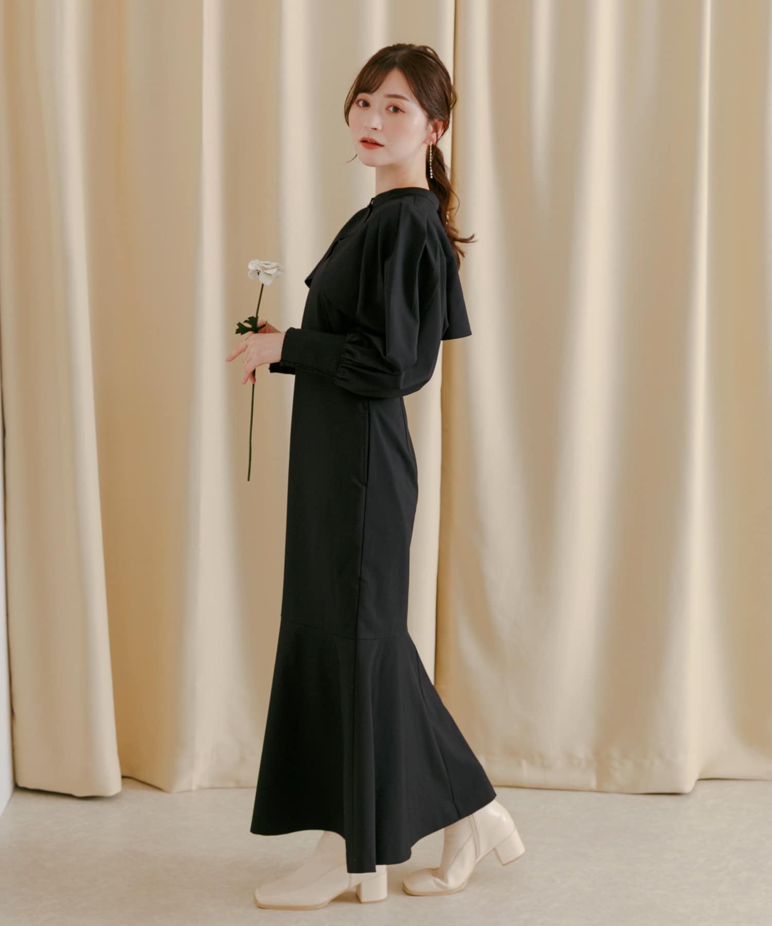 身長：160cm サイズ：one