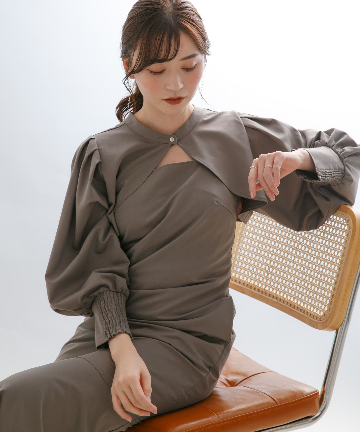 身長：160cm サイズ：one