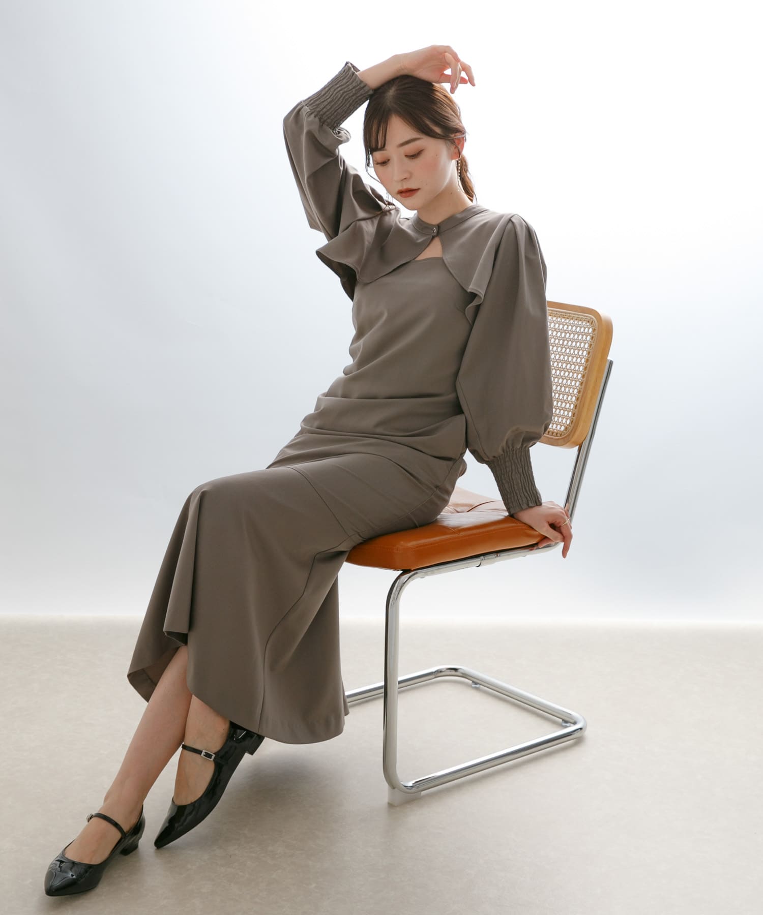 身長：160cm サイズ：one