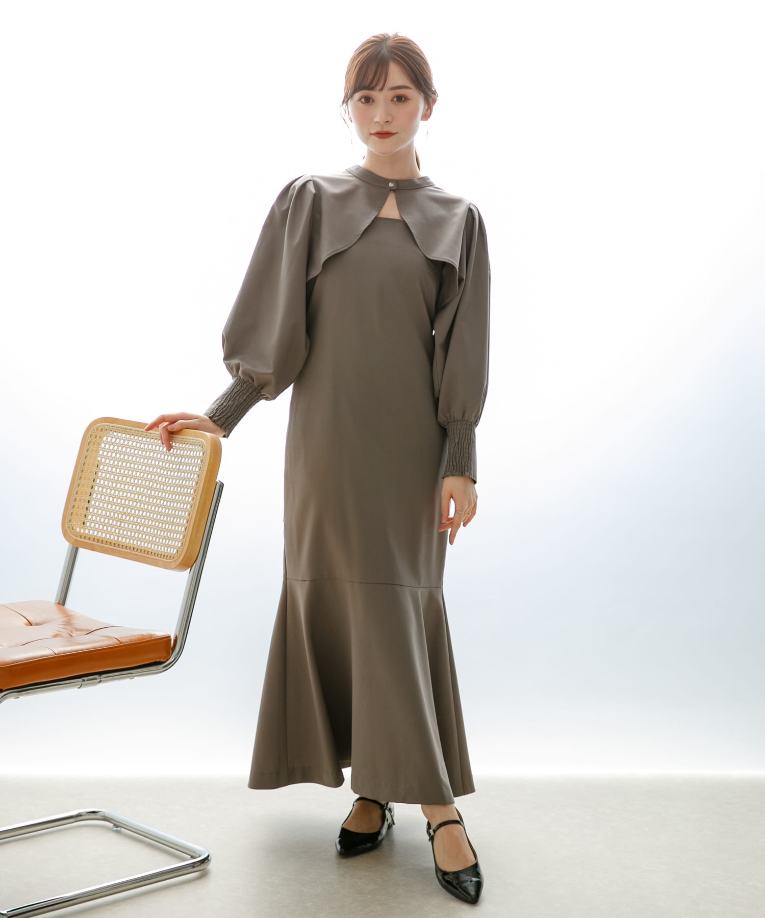 身長：160cm サイズ：one