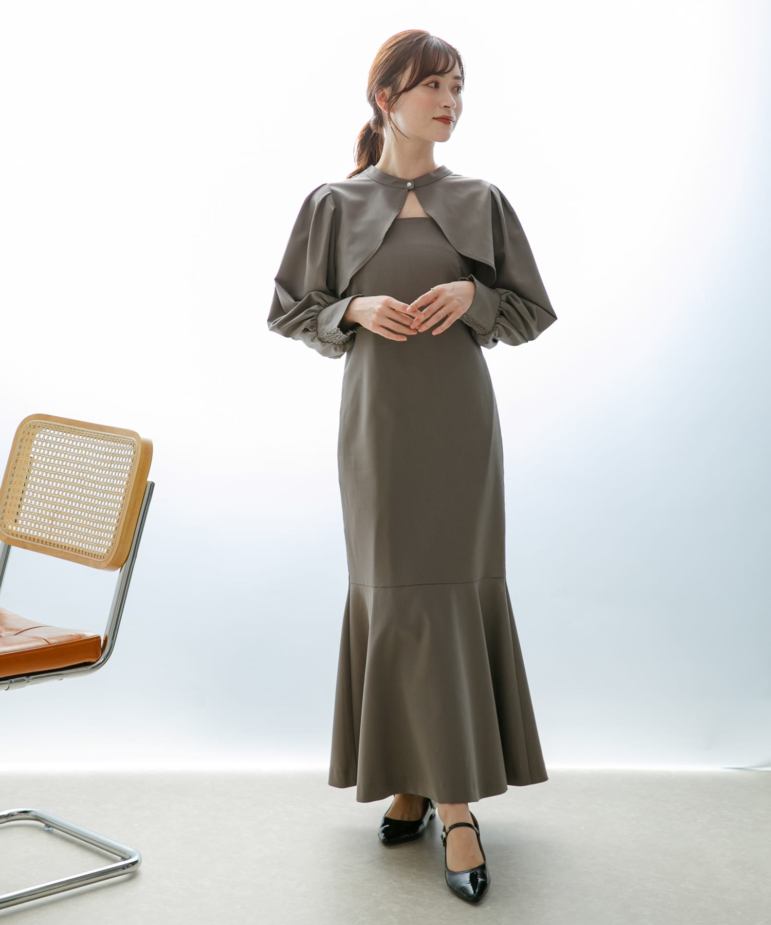 身長：160cm サイズ：one