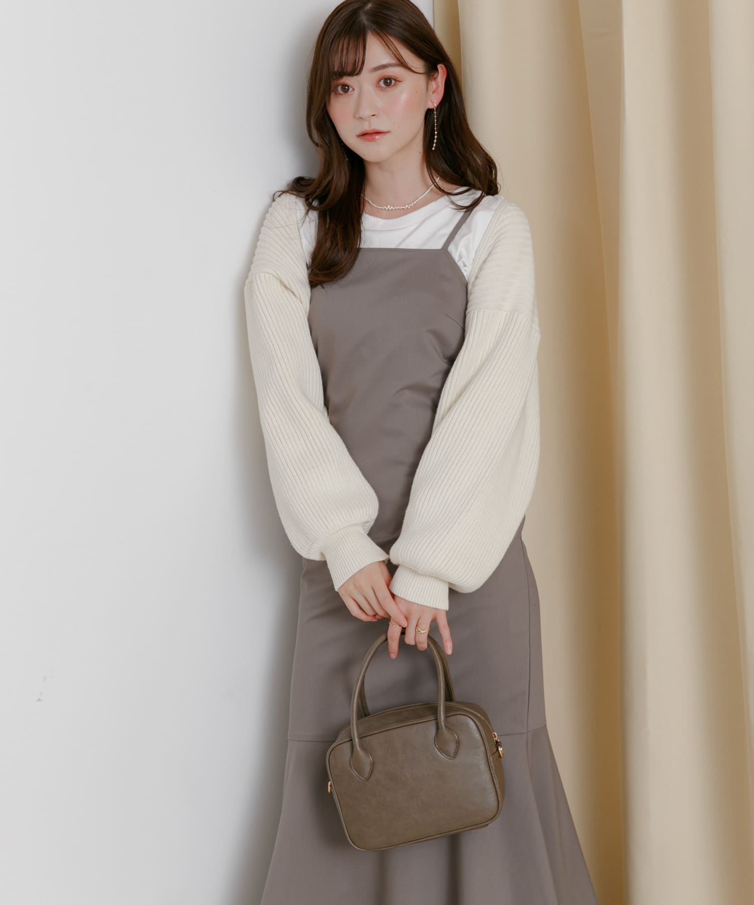 身長：160cm サイズ：one