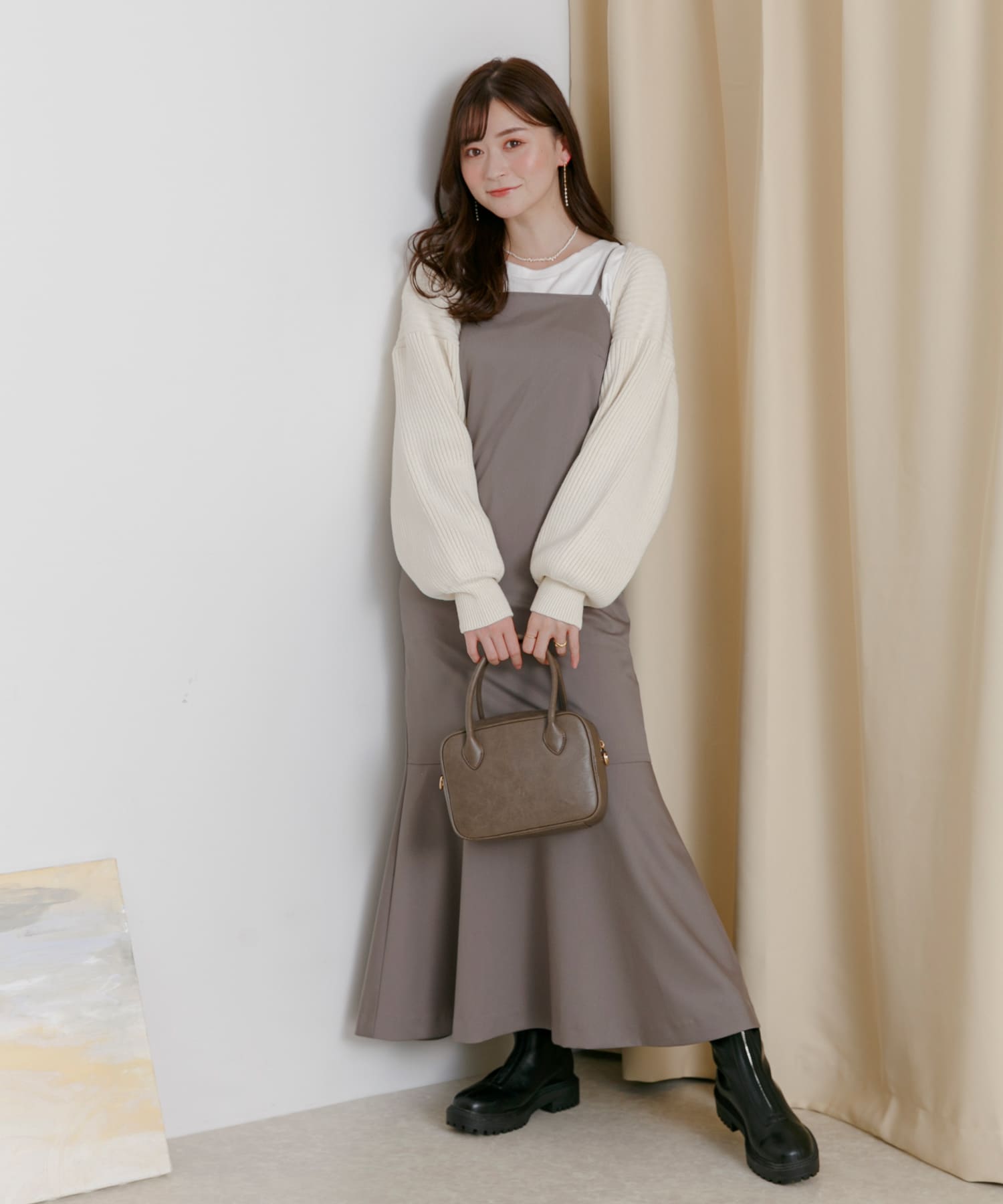 身長：160cm サイズ：one