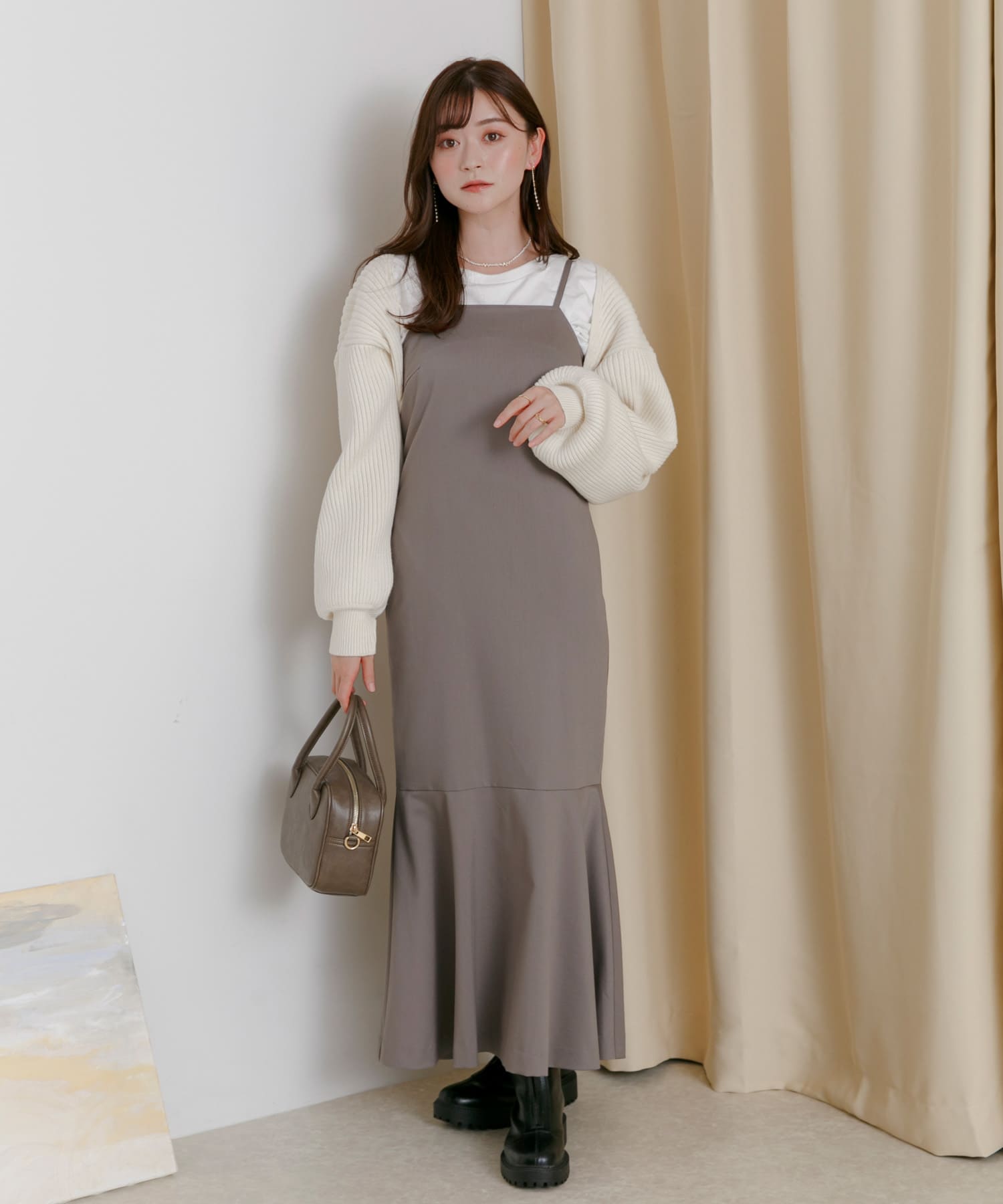 身長：160cm サイズ：one