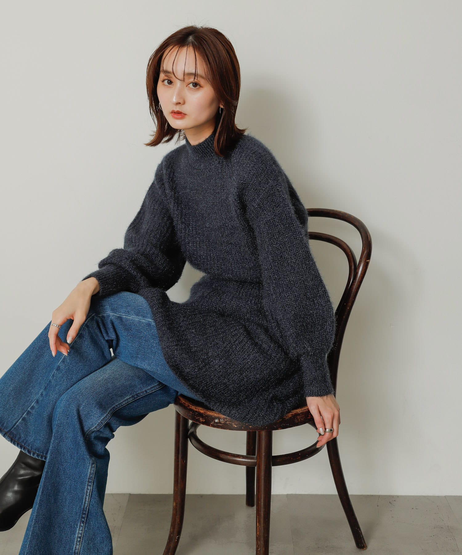 身長：169cm サイズ：one