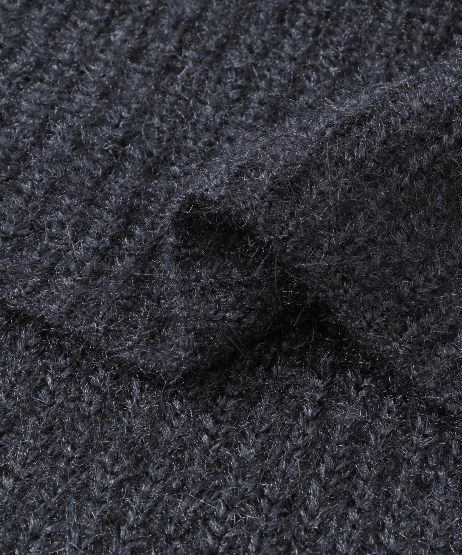 ウエストマークニットワンピース NAVY one