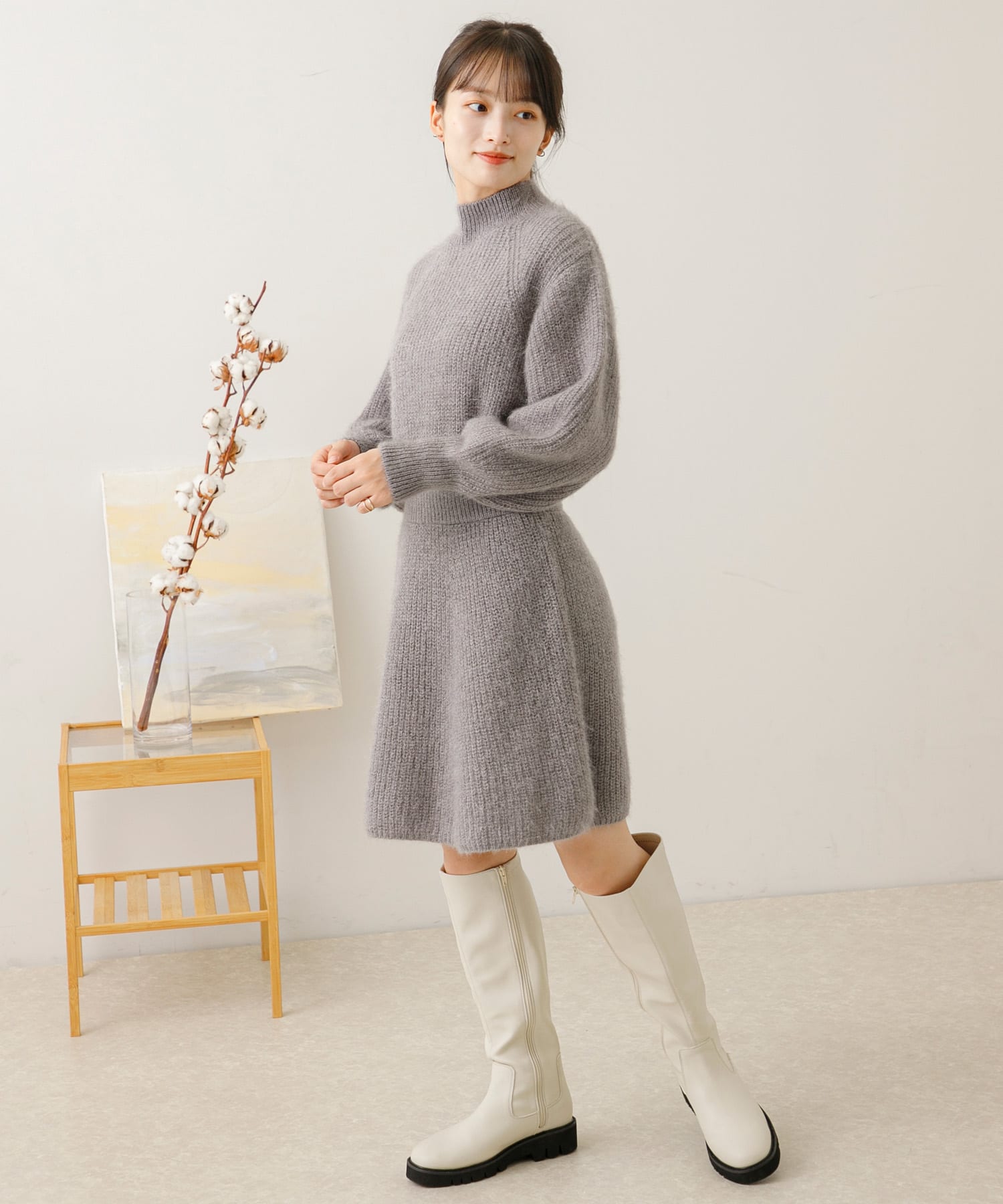 身長：155cm サイズ：one