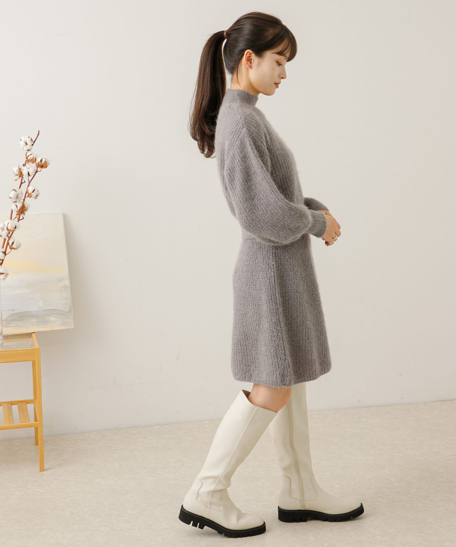 身長：155cm サイズ：one