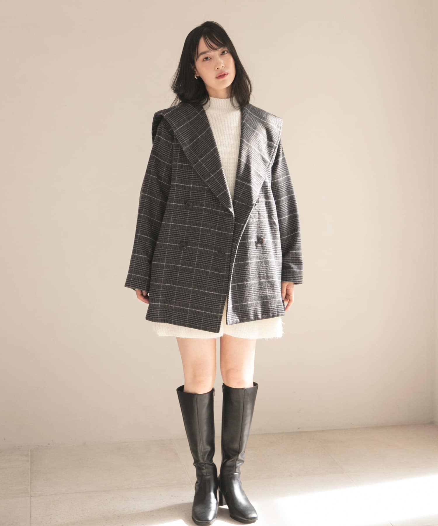 身長：166cm サイズ：one