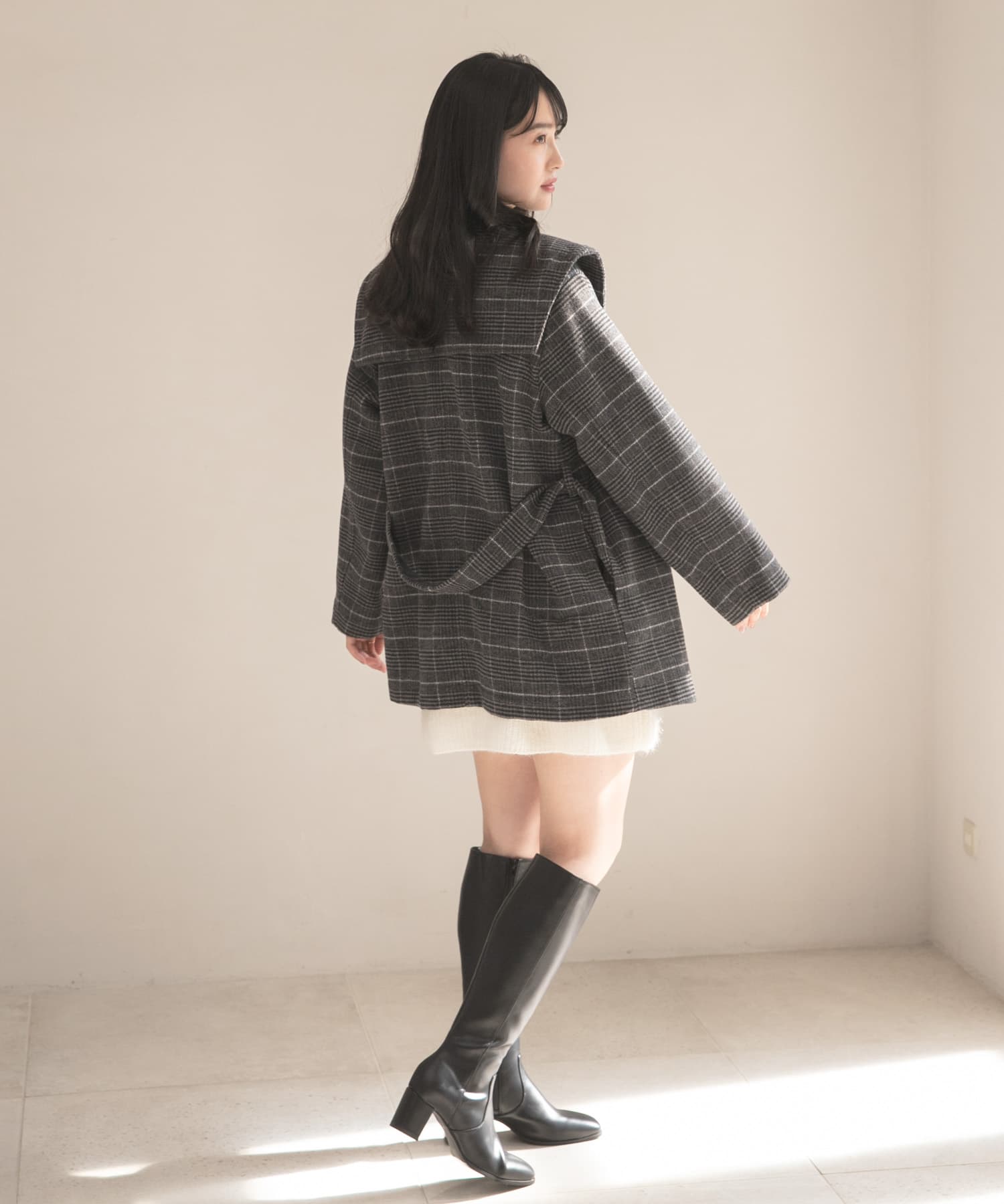 身長：166cm サイズ：one