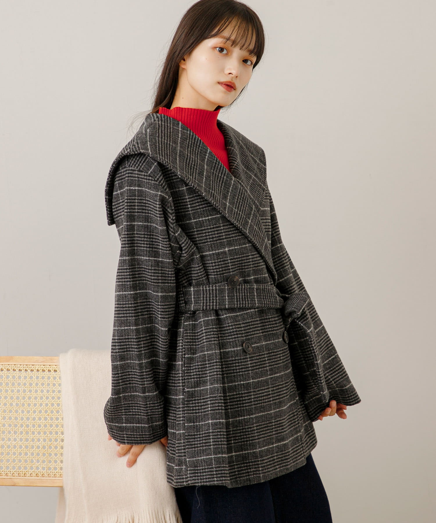 身長：155cm サイズ：one