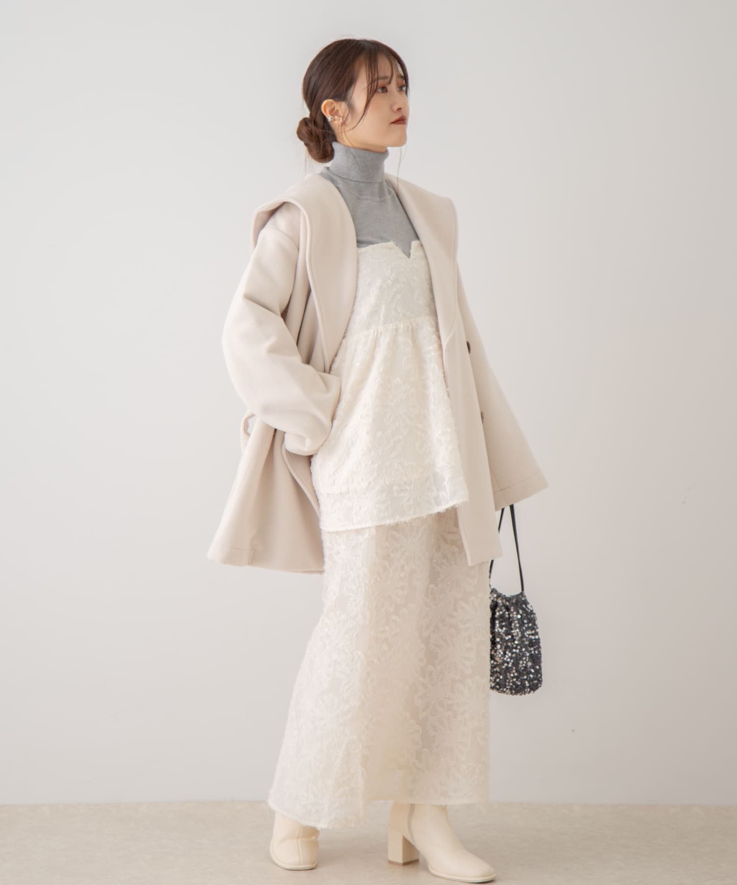 身長：162cm サイズ：one