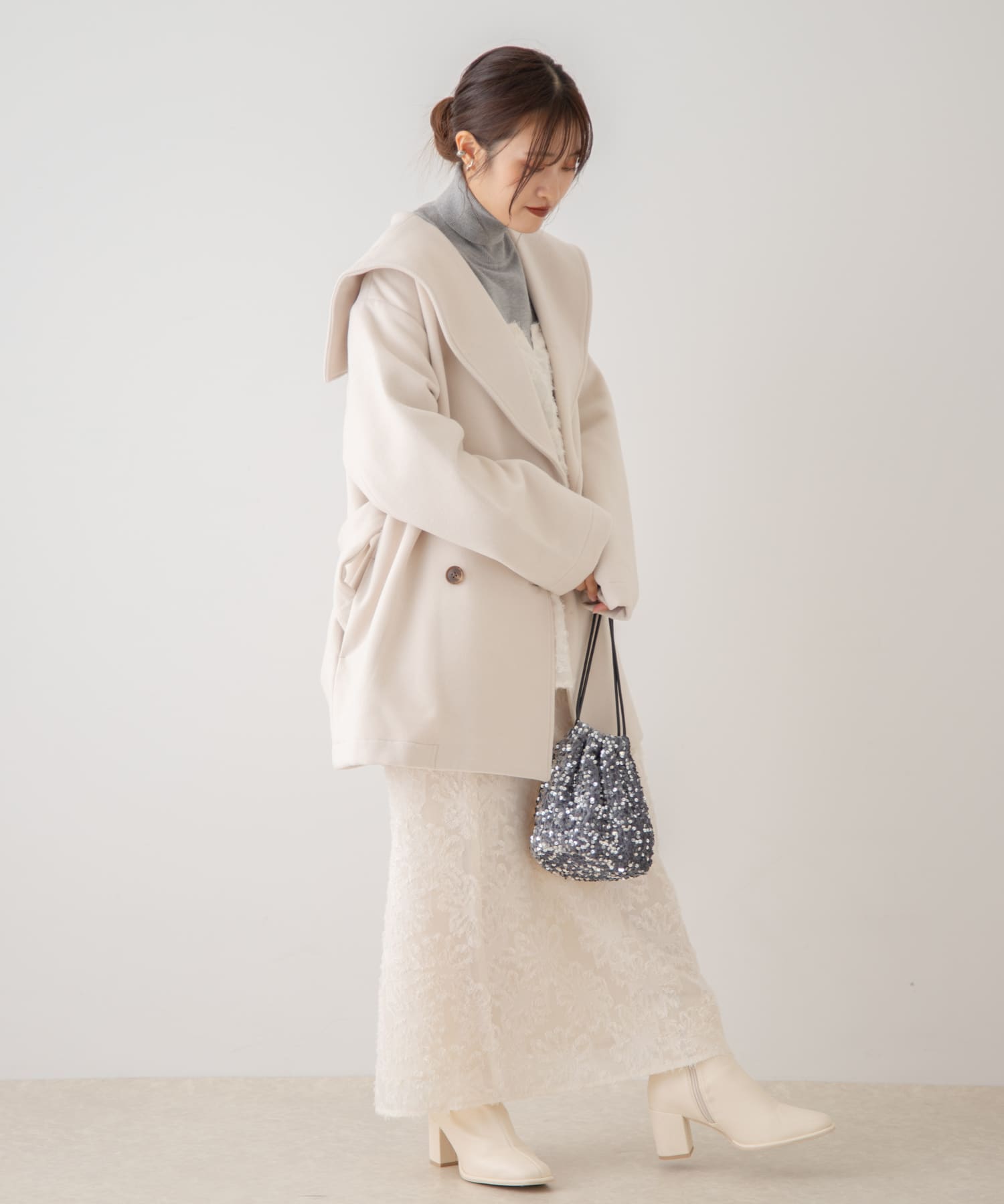 身長：162cm サイズ：one