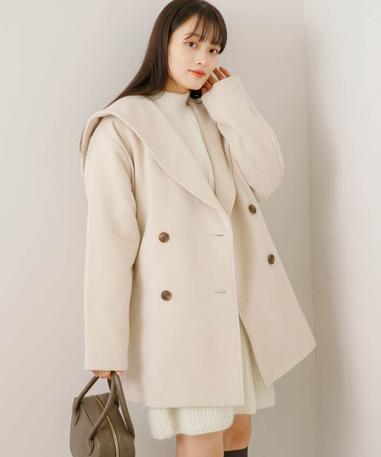 身長：162cm サイズ：one